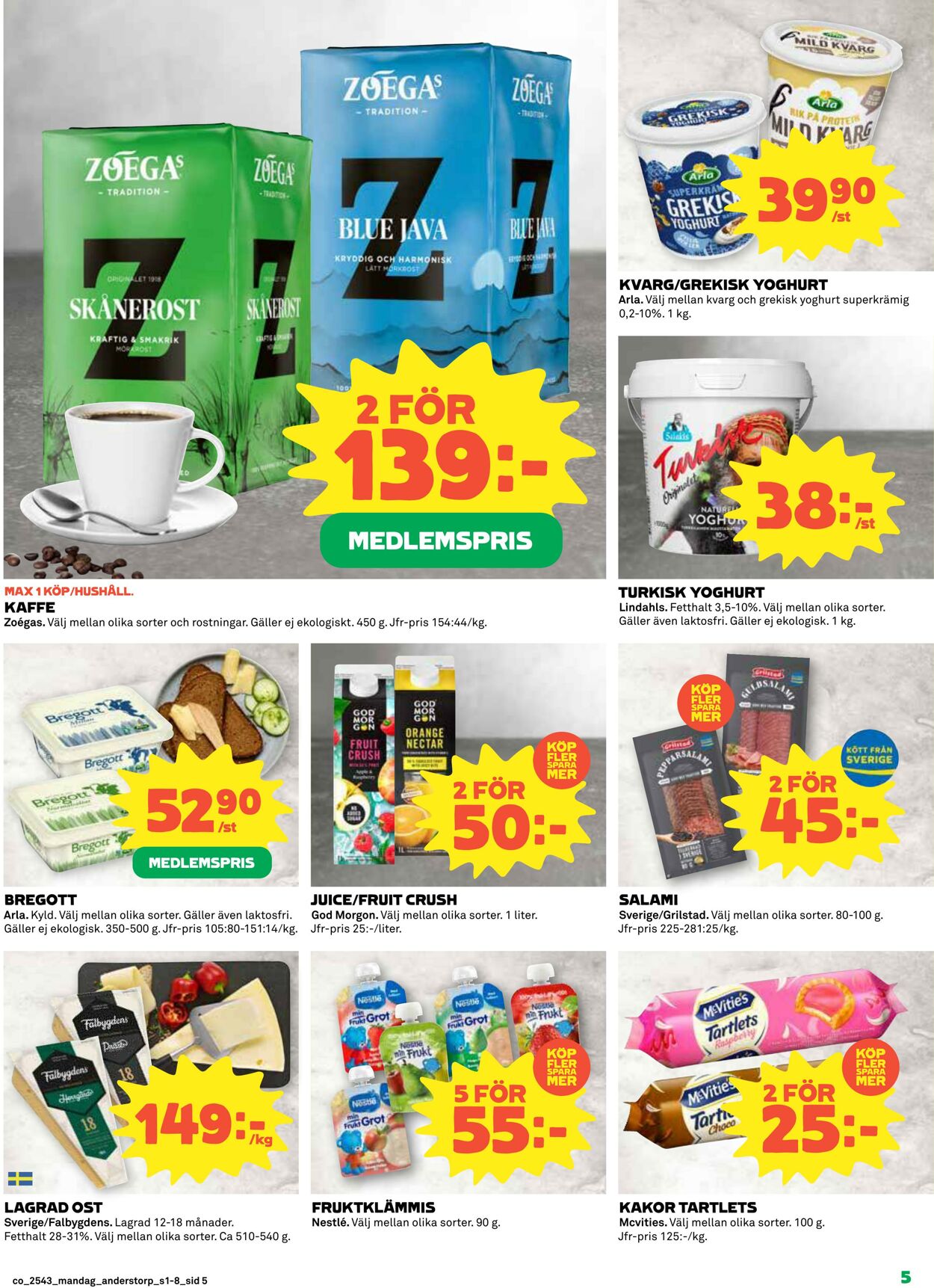Erbjudanden Coop 20.10.2025 - 26.10.2025