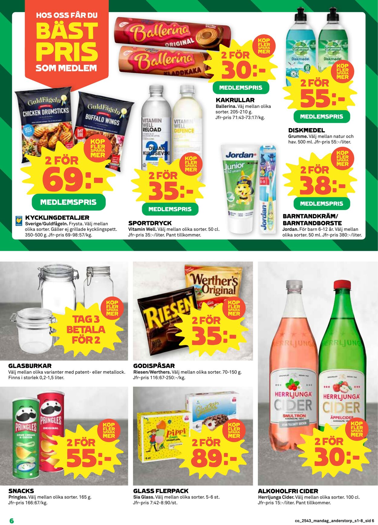 Erbjudanden Coop 20.10.2025 - 26.10.2025