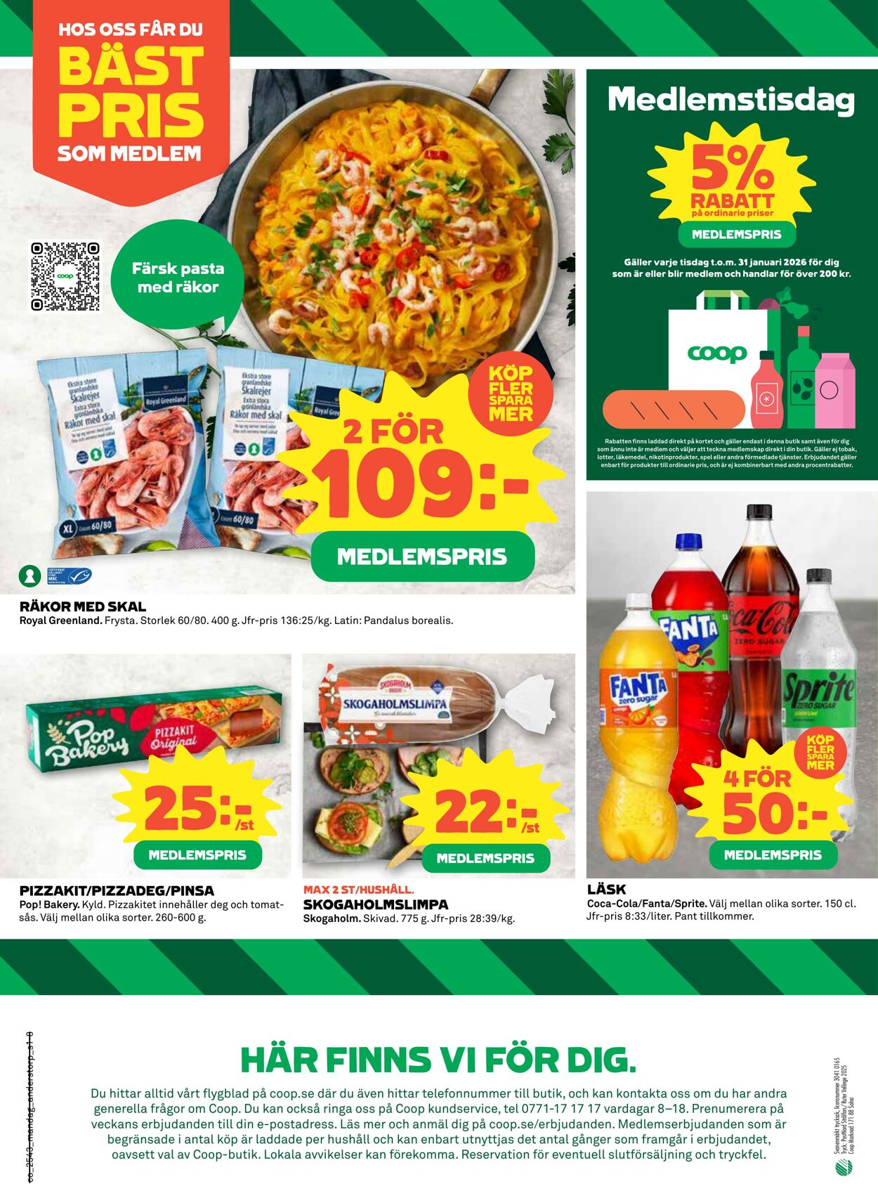 Erbjudanden Coop 20.10.2025 - 26.10.2025