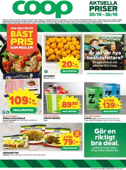 Erbjudanden Coop 20.10.2025 - 26.10.2025