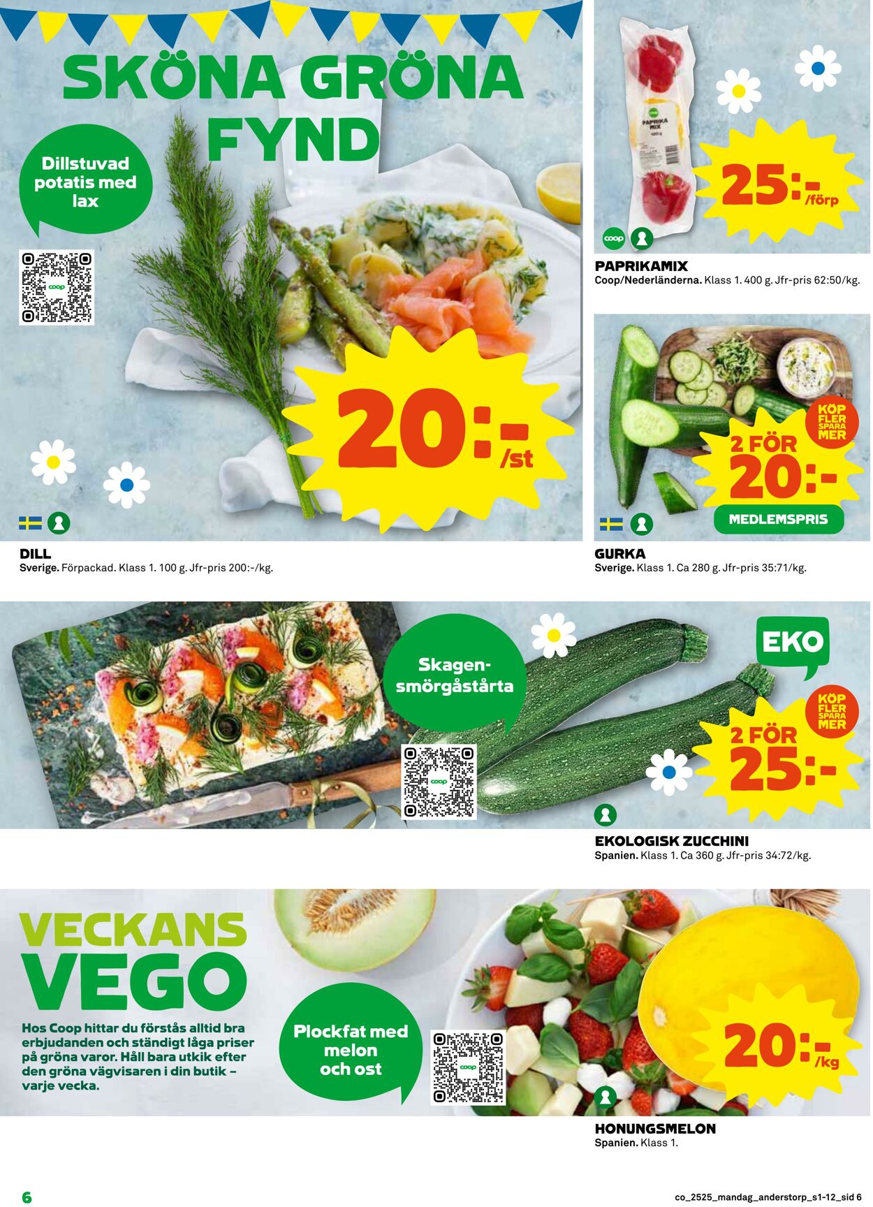 Erbjudanden Coop 16.06.2025 - 22.06.2025