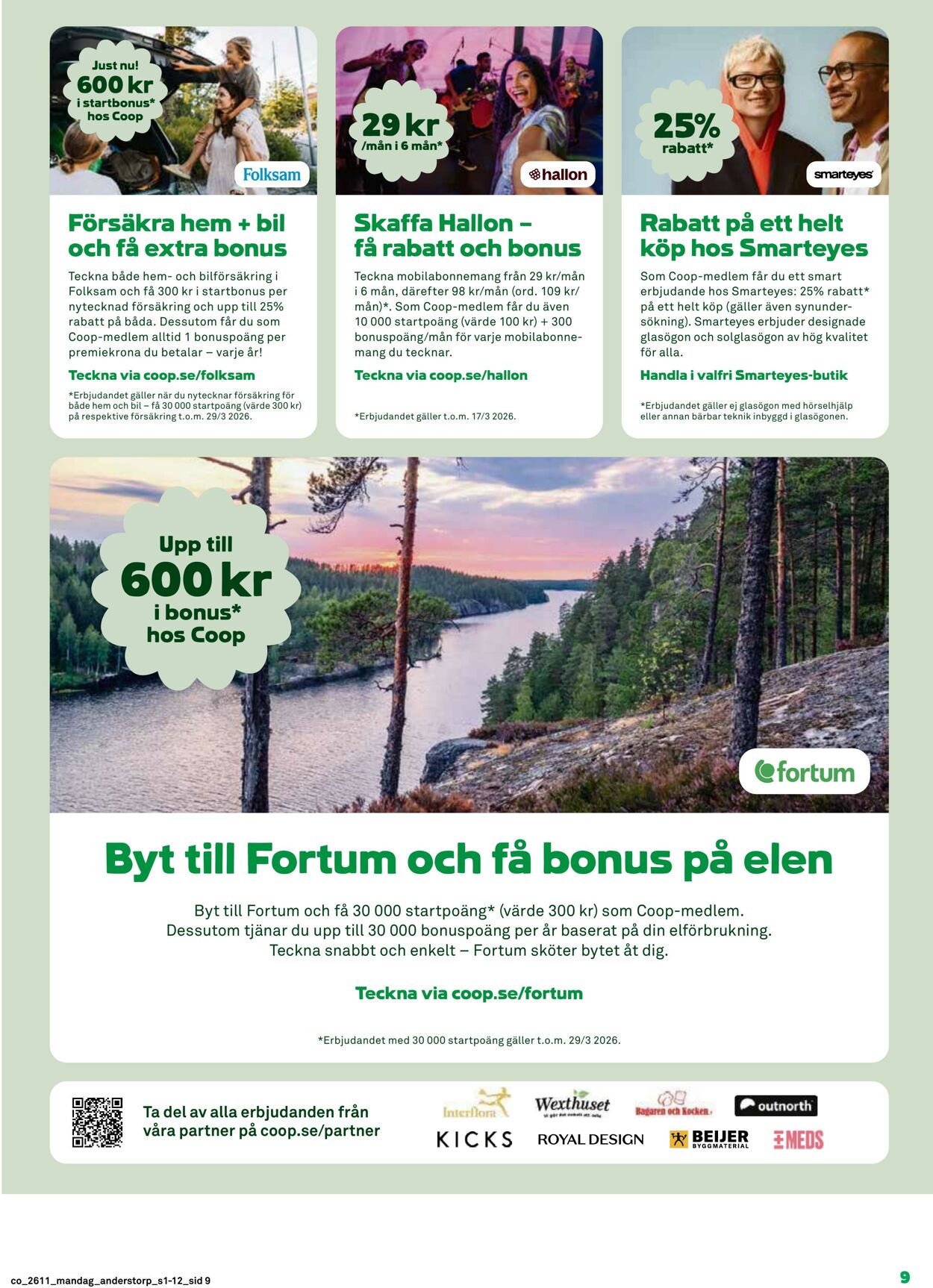 Erbjudanden Coop 09.03.2026 - 15.03.2026