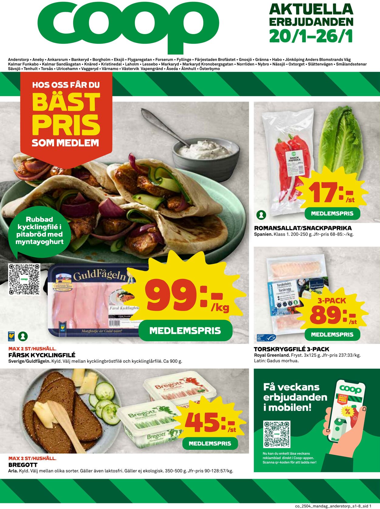 Erbjudanden Coop 20.01.2025 - 26.01.2025