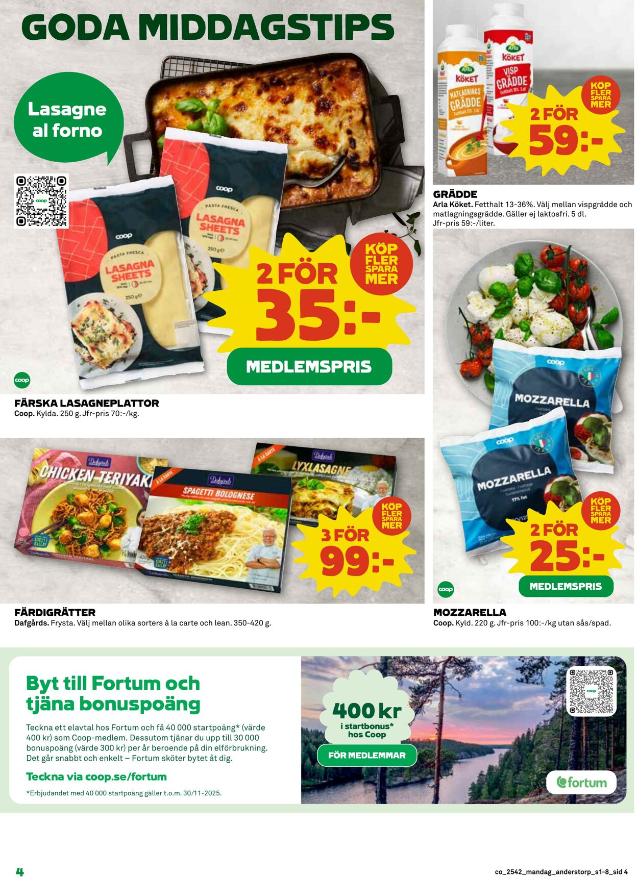 Erbjudanden Coop 13.10.2025 - 19.10.2025
