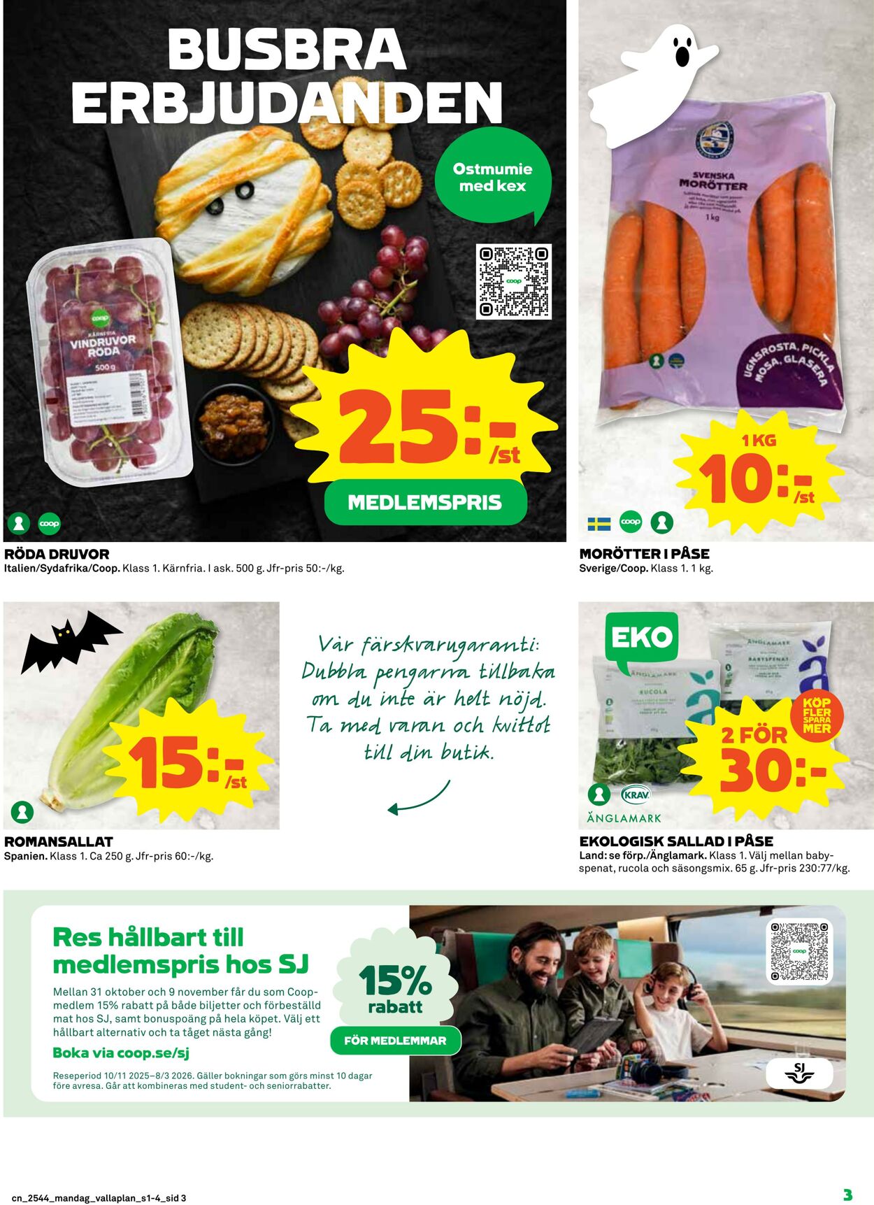 Erbjudanden Coop 27.10.2025 - 02.11.2025