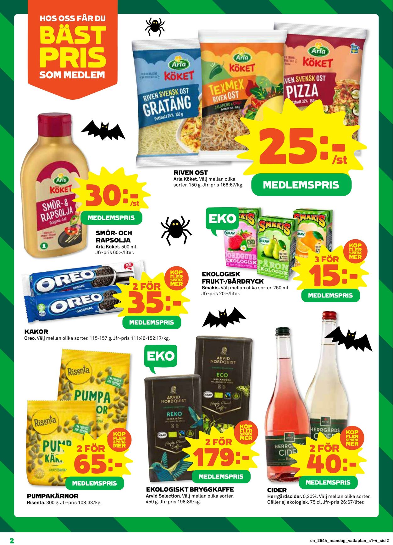 Erbjudanden Coop 27.10.2025 - 02.11.2025