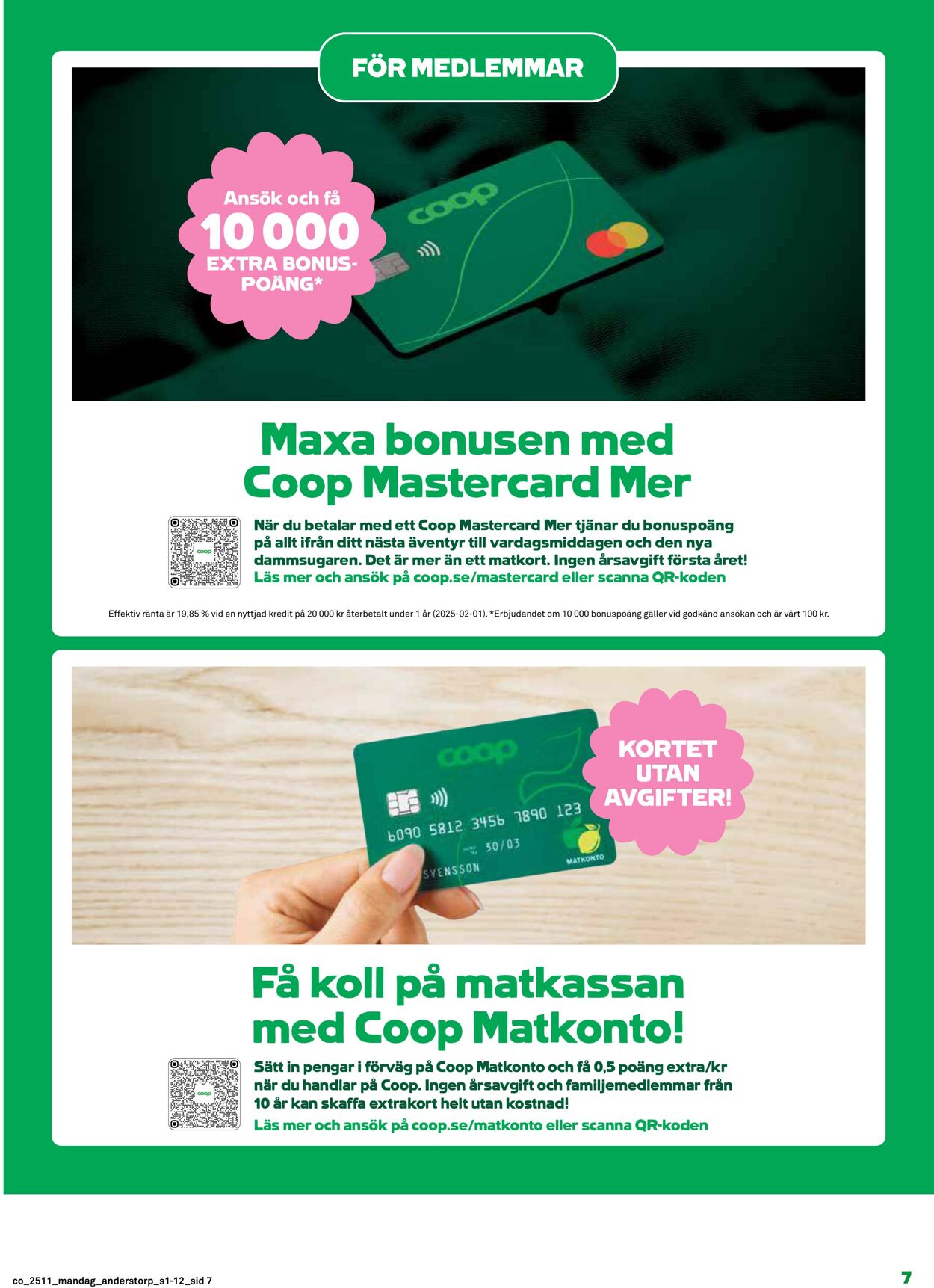 Erbjudanden Coop 10.03.2025 - 16.03.2025