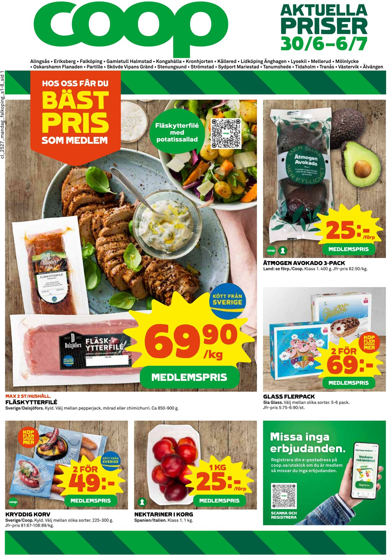 Erbjudanden Coop 30.06.2025 - 06.07.2025