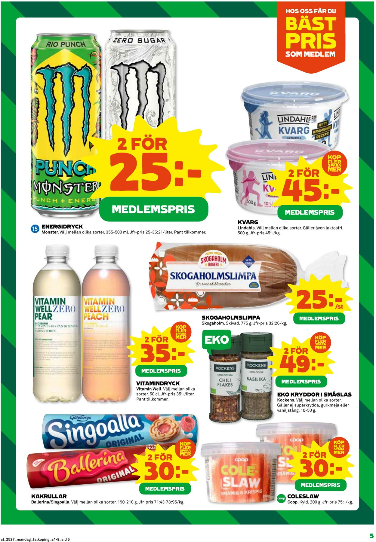 Erbjudanden Coop 30.06.2025 - 06.07.2025