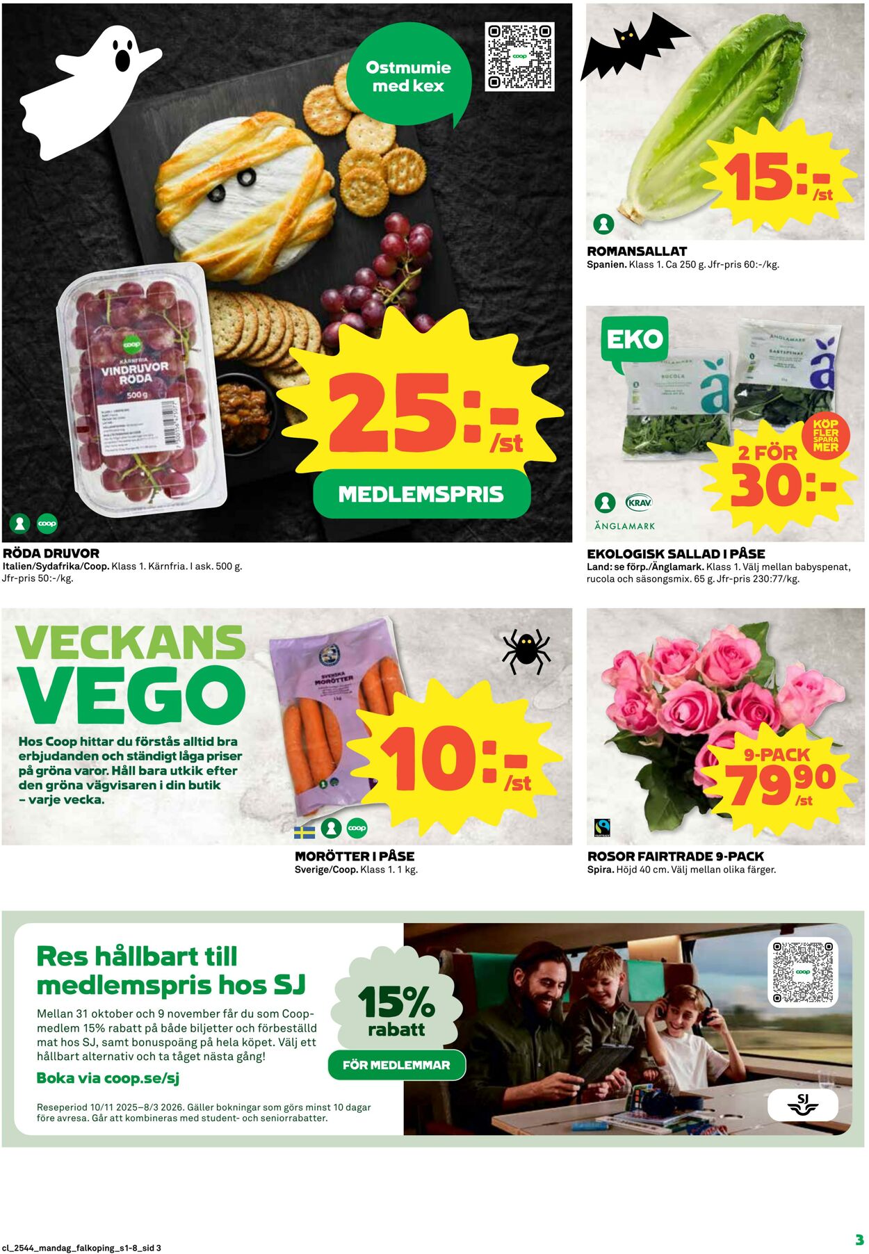 Erbjudanden Coop 27.10.2025 - 02.11.2025