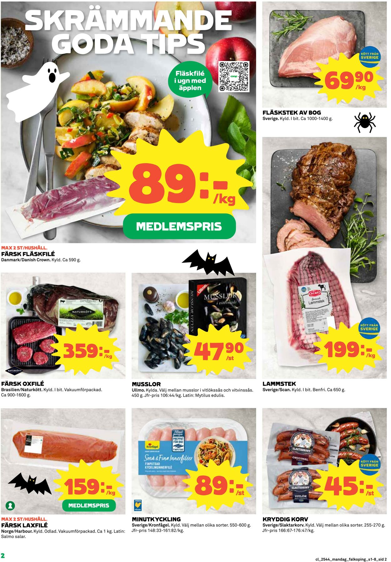 Erbjudanden Coop 27.10.2025 - 02.11.2025