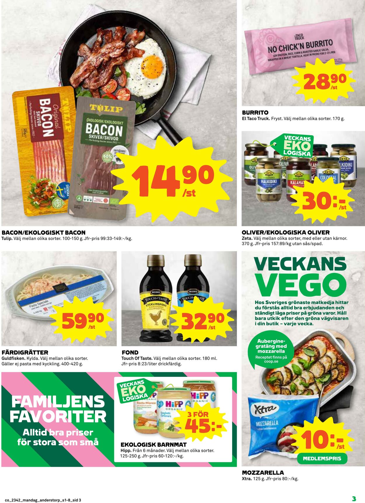 Erbjudanden Coop 16.10.2023 - 22.10.2023