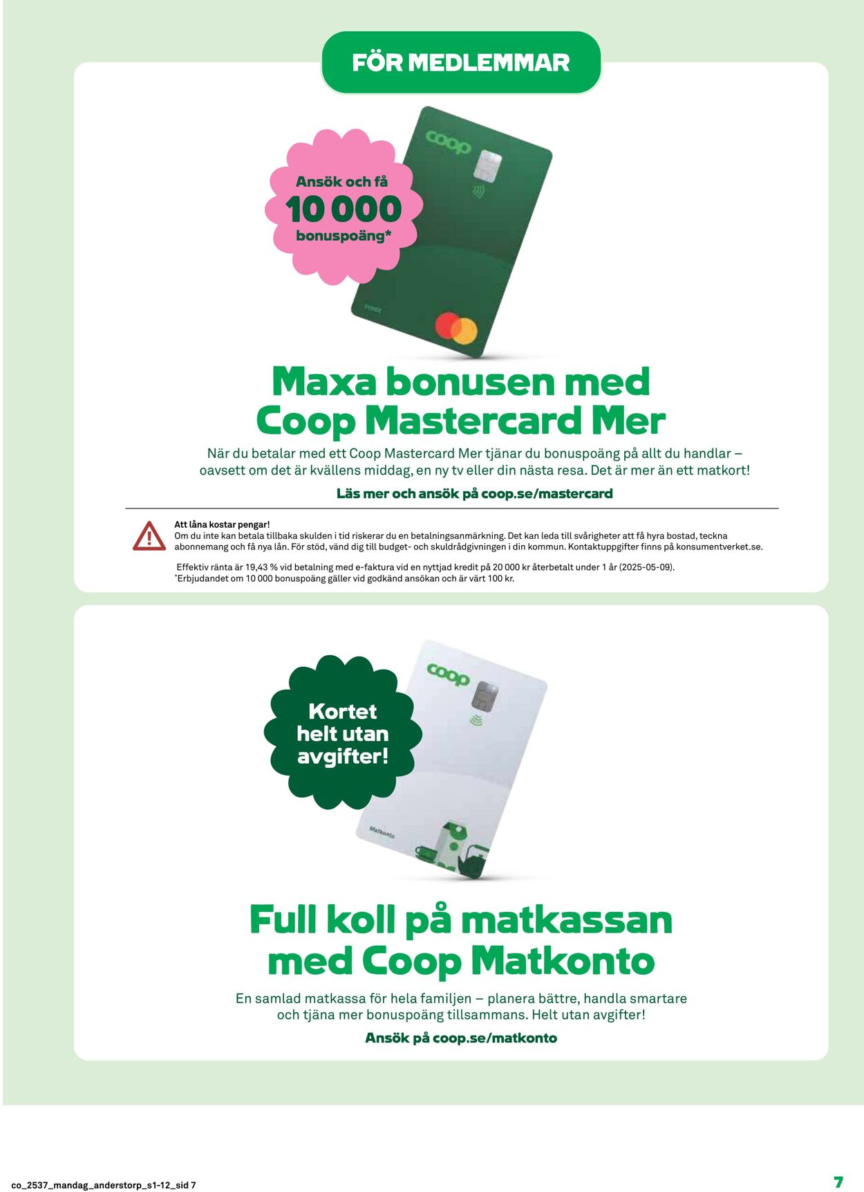 Erbjudanden Coop 08.09.2025 - 14.09.2025