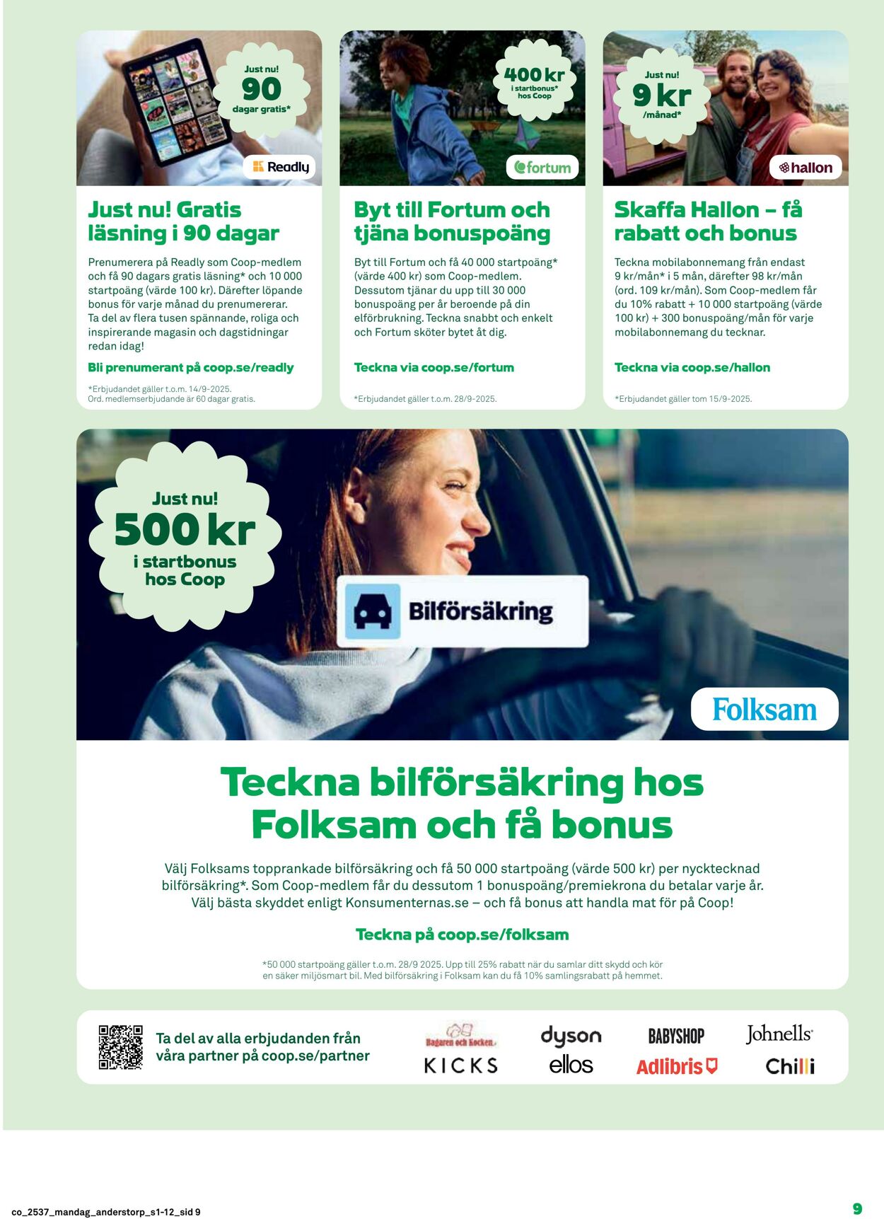 Erbjudanden Coop 08.09.2025 - 14.09.2025