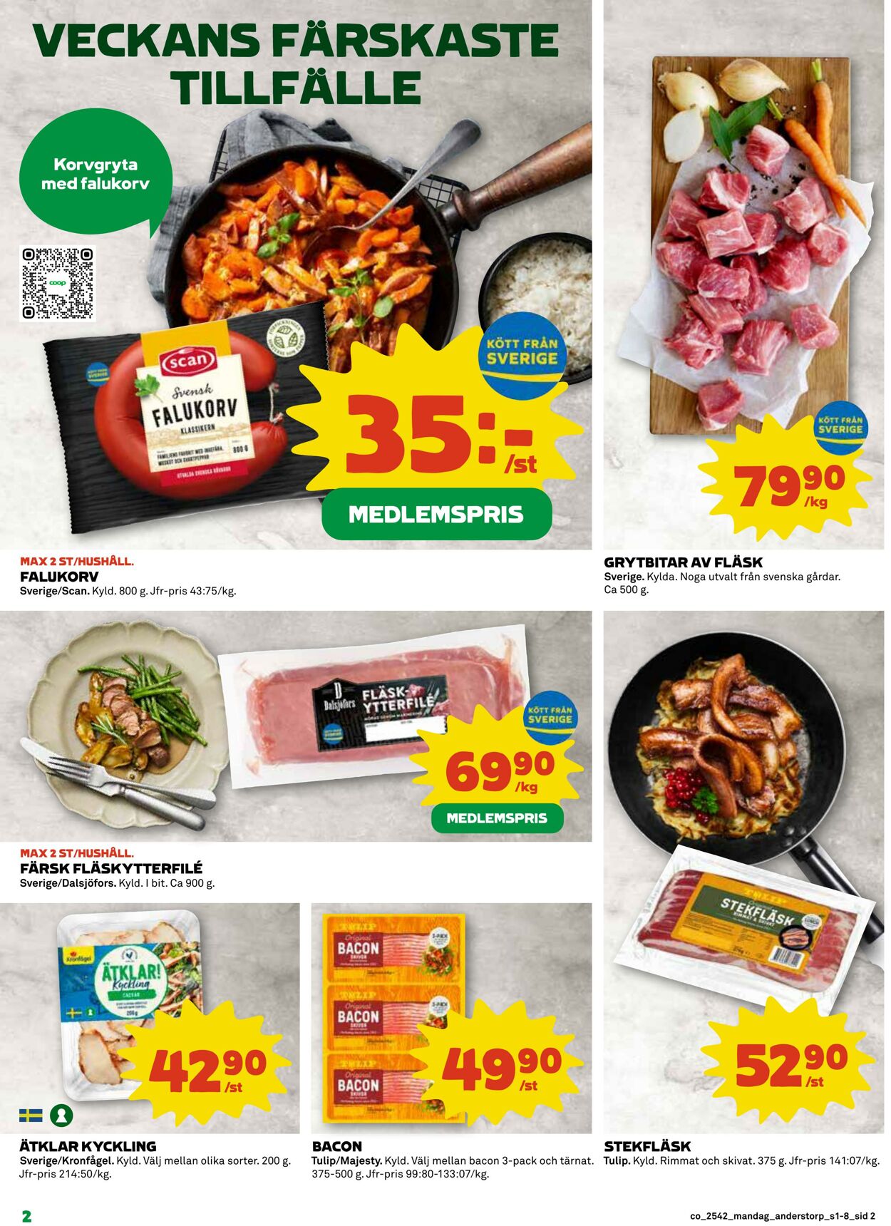 Erbjudanden Coop 13.10.2025 - 19.10.2025