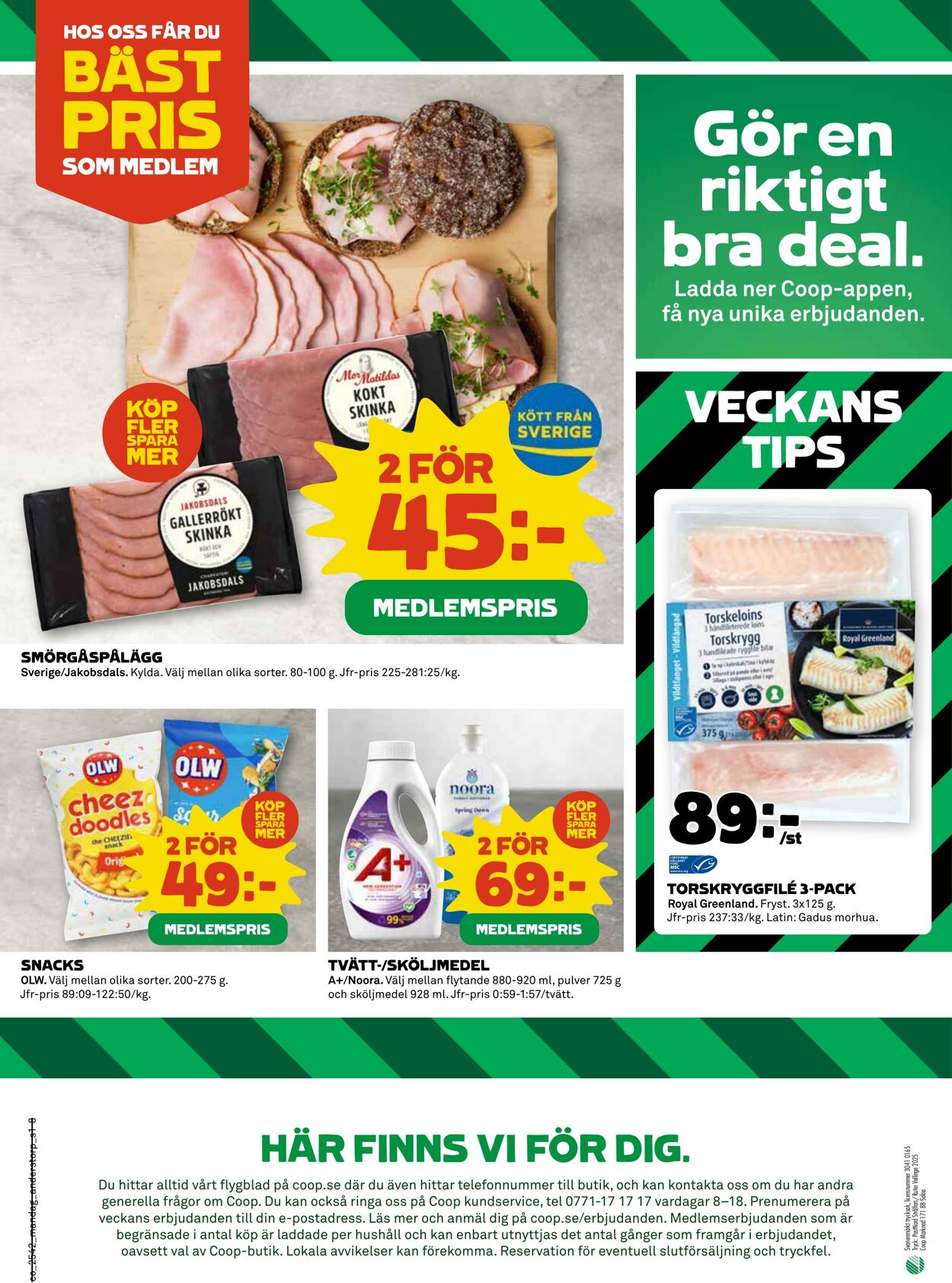 Erbjudanden Coop 13.10.2025 - 19.10.2025