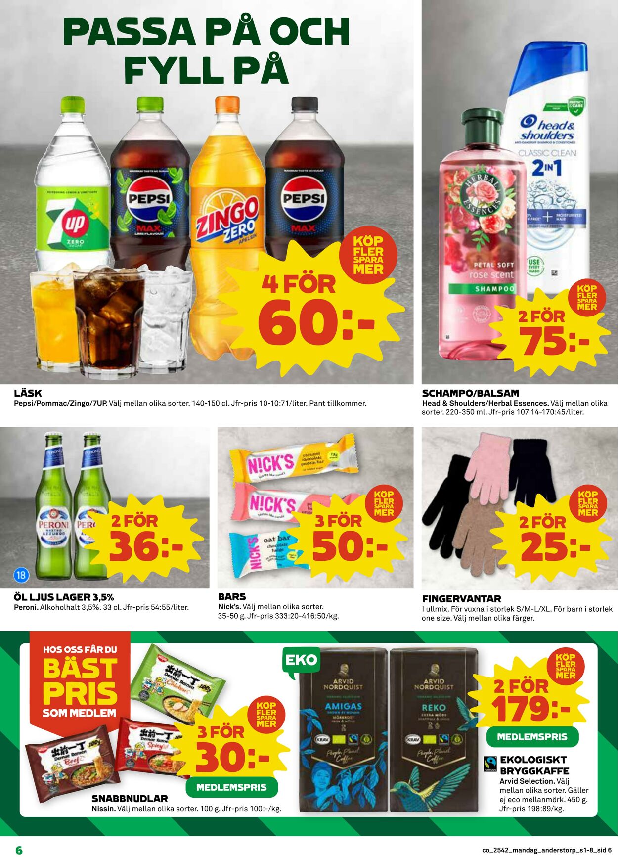 Erbjudanden Coop 13.10.2025 - 19.10.2025