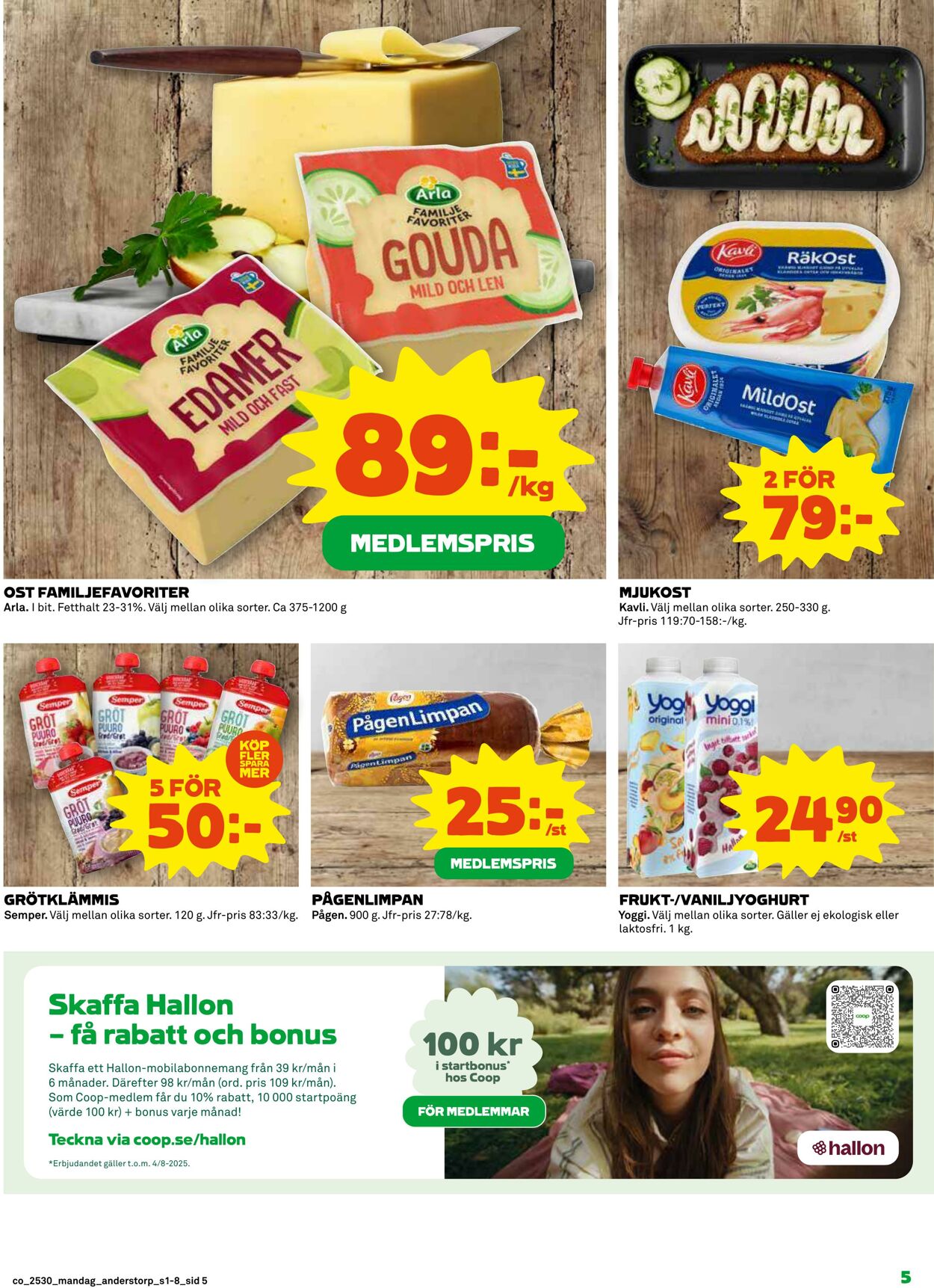 Erbjudanden Coop 21.07.2025 - 27.07.2025