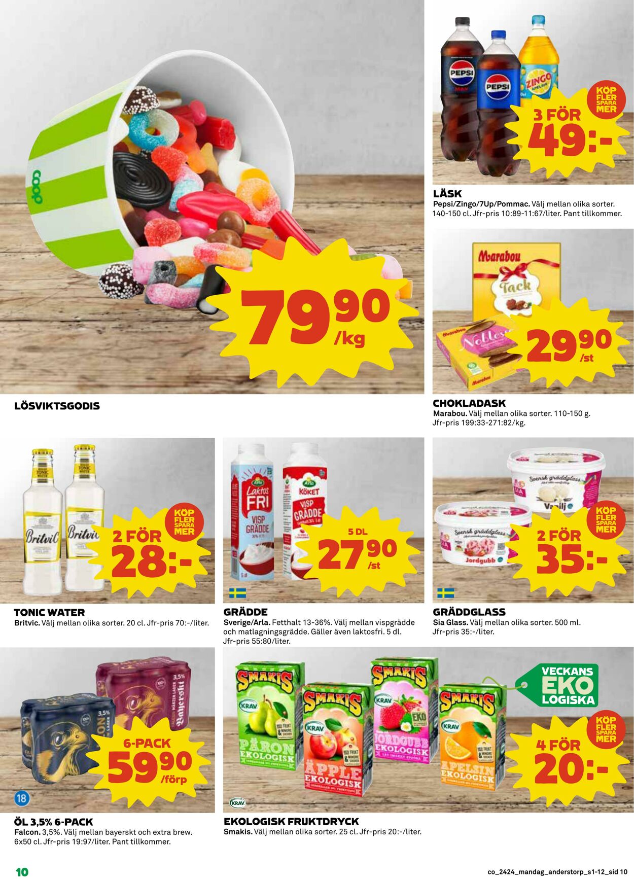 Erbjudanden Coop 10.06.2024 - 16.06.2024