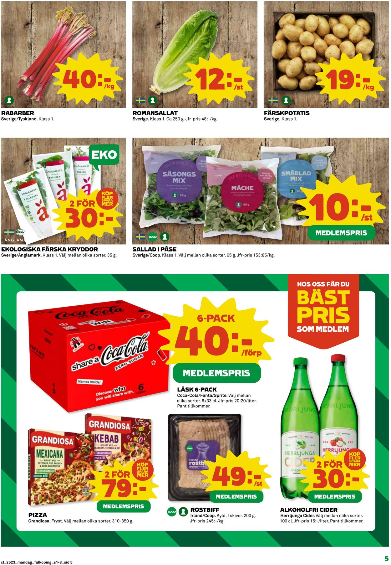 Erbjudanden Coop 02.06.2025 - 08.06.2025