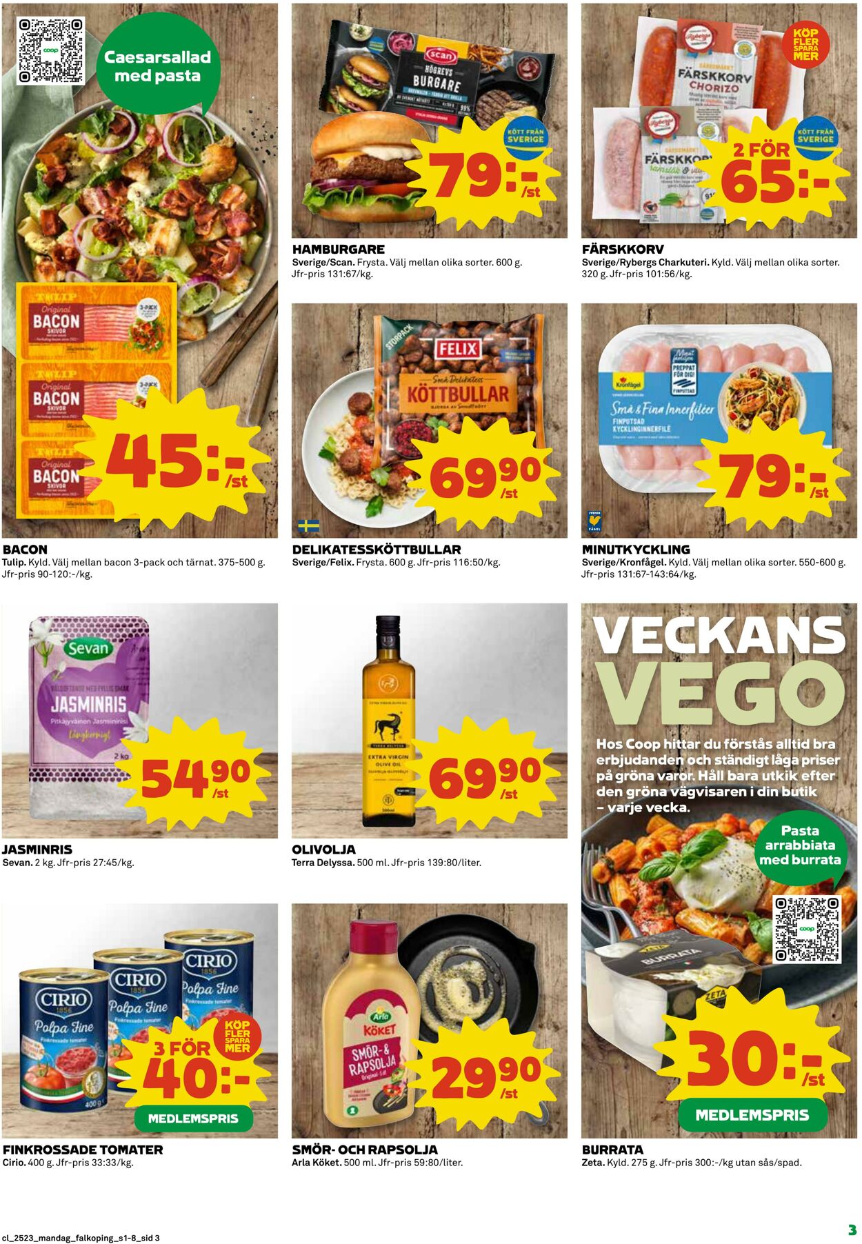 Erbjudanden Coop 02.06.2025 - 08.06.2025