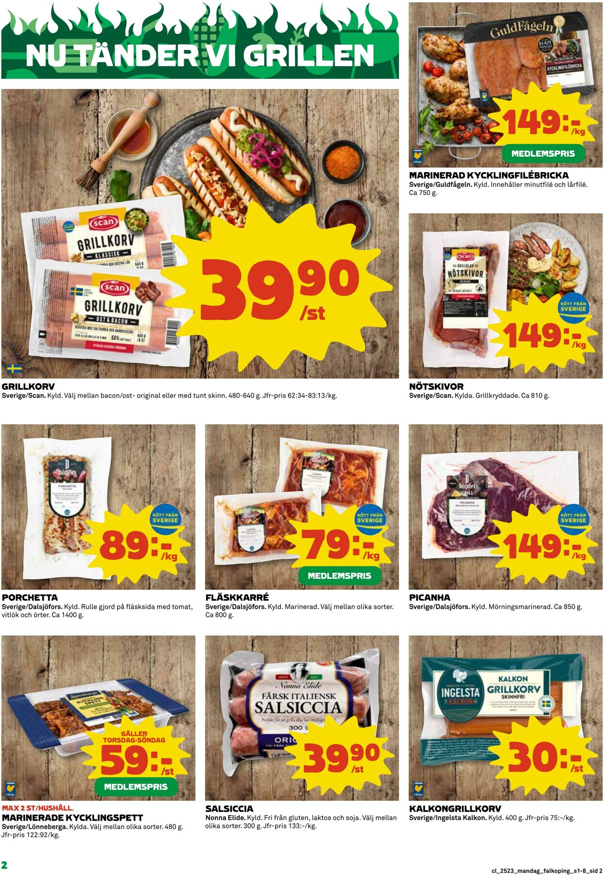 Erbjudanden Coop 02.06.2025 - 08.06.2025