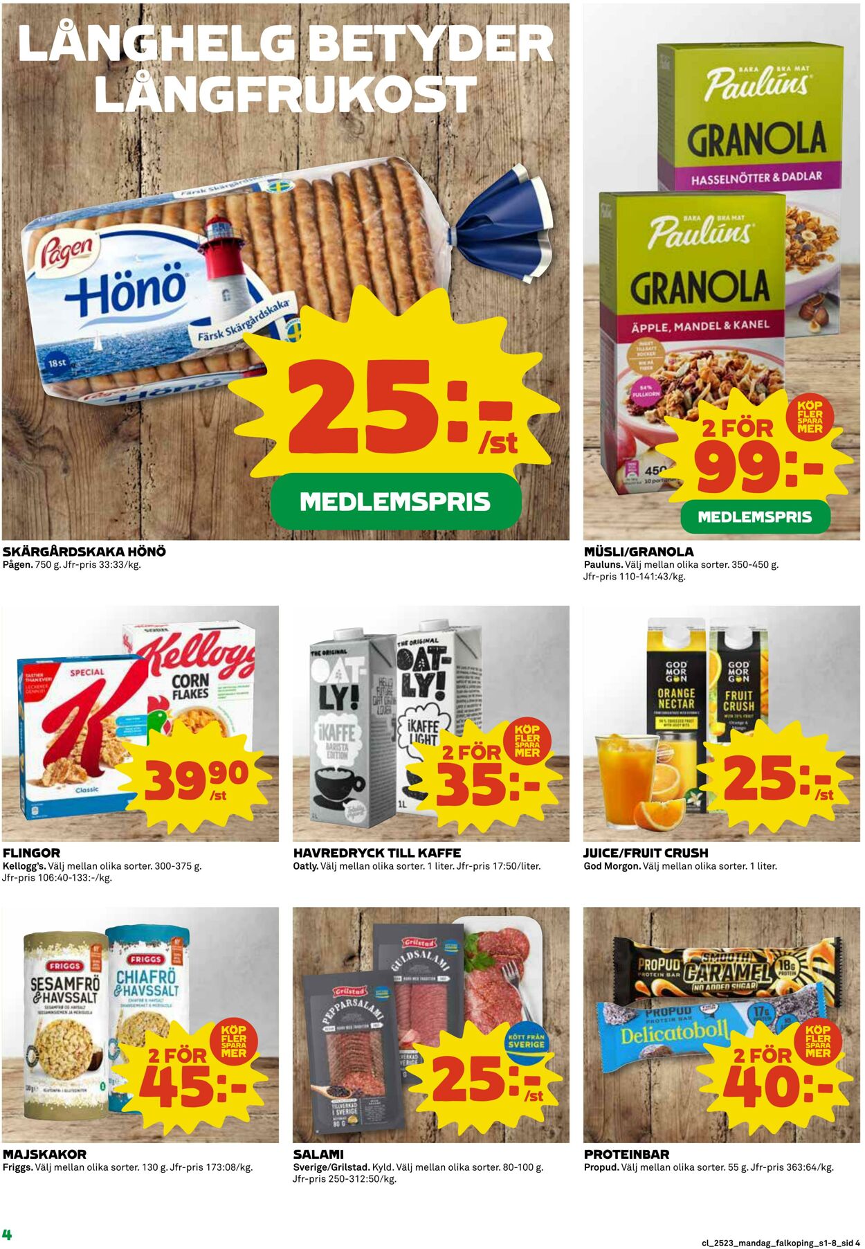 Erbjudanden Coop 02.06.2025 - 08.06.2025