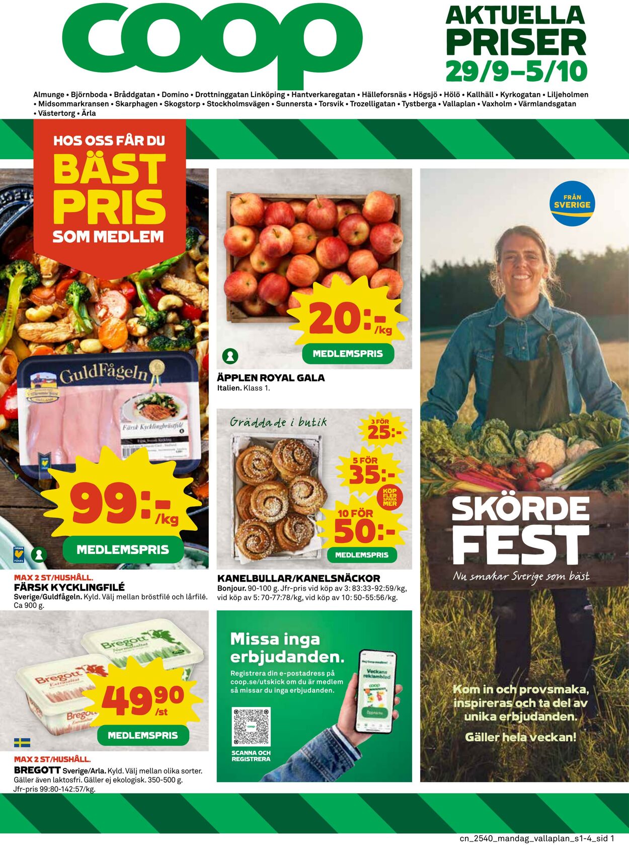 Erbjudanden Coop 29.09.2025 - 05.10.2025