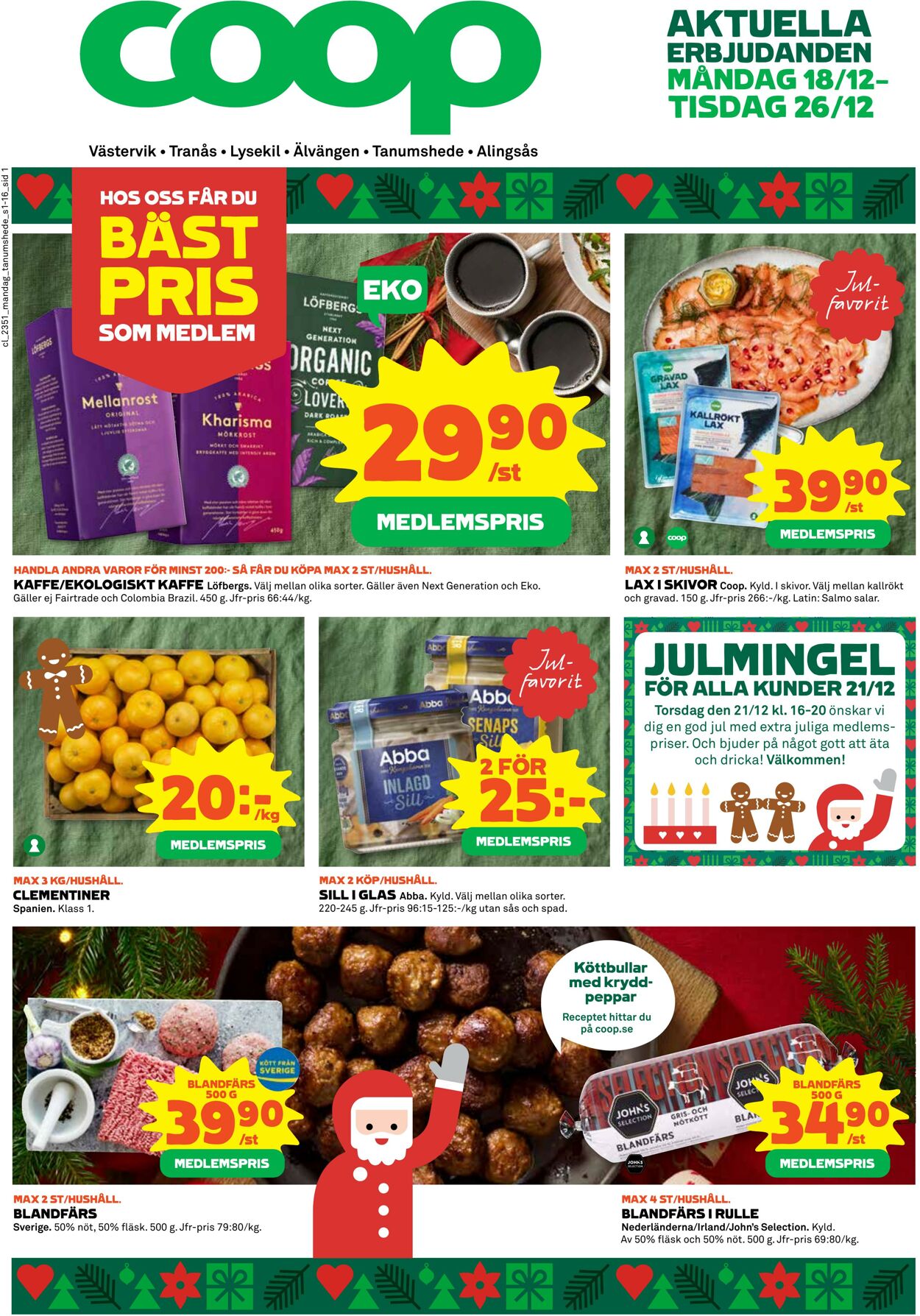 Erbjudanden Coop 25.12.2023 - 31.12.2023