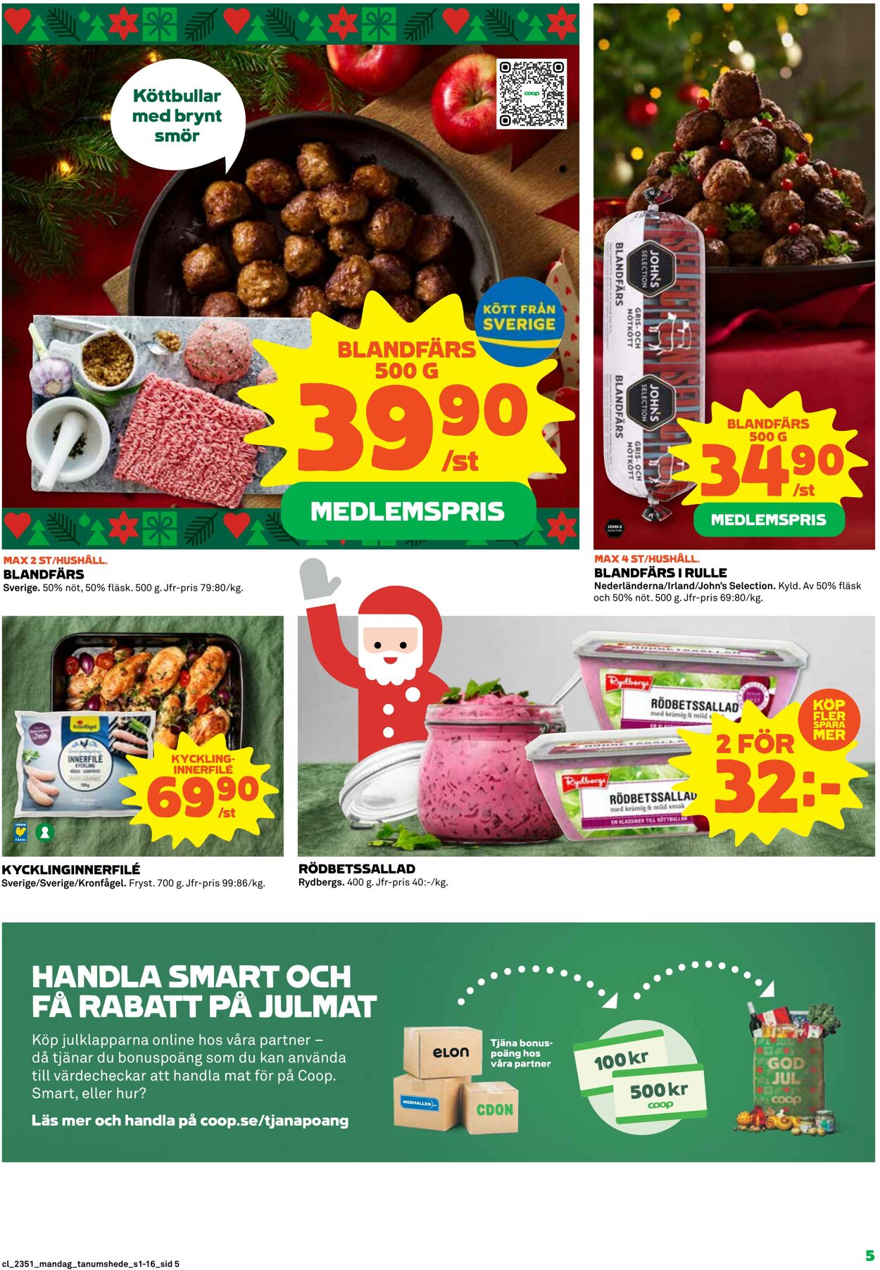 Erbjudanden Coop 25.12.2023 - 31.12.2023