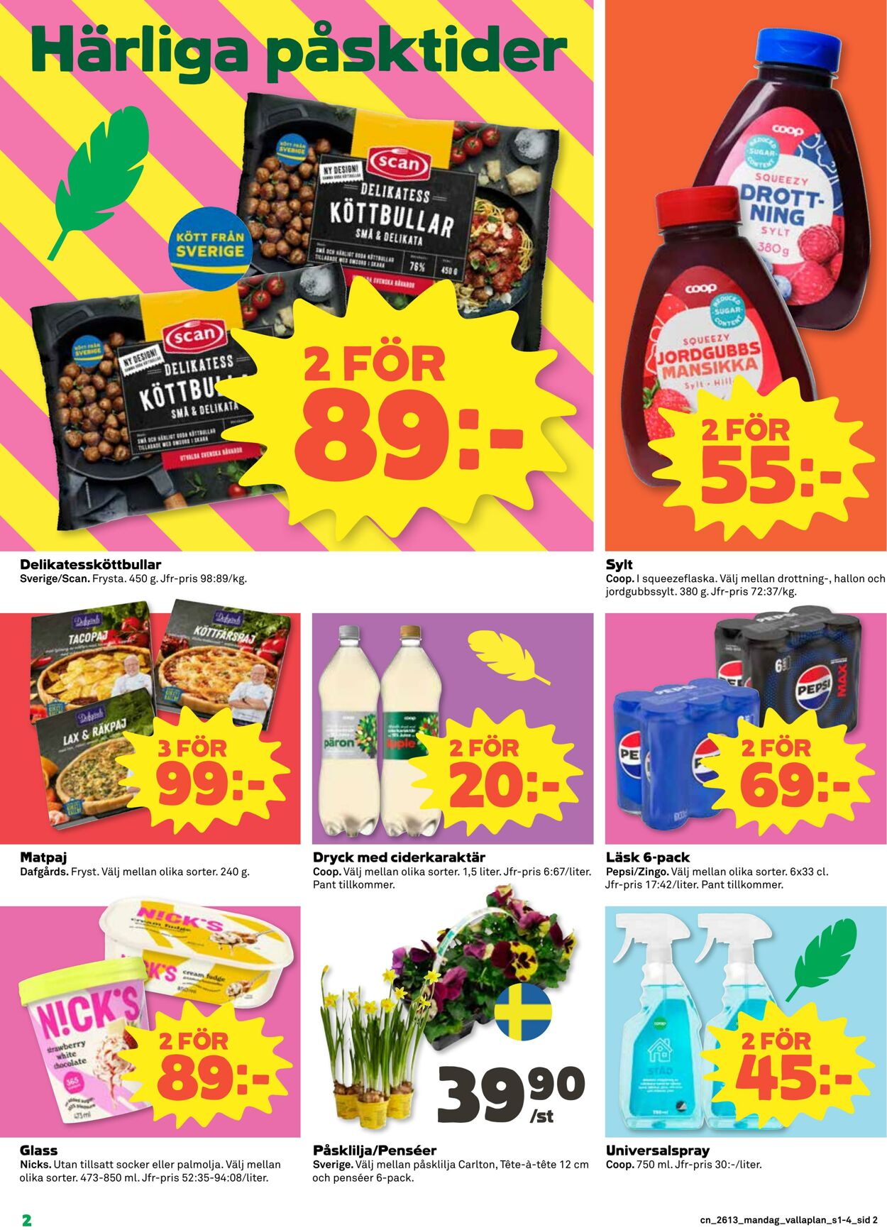 Erbjudanden Coop 23.03.2026 - 29.03.2026