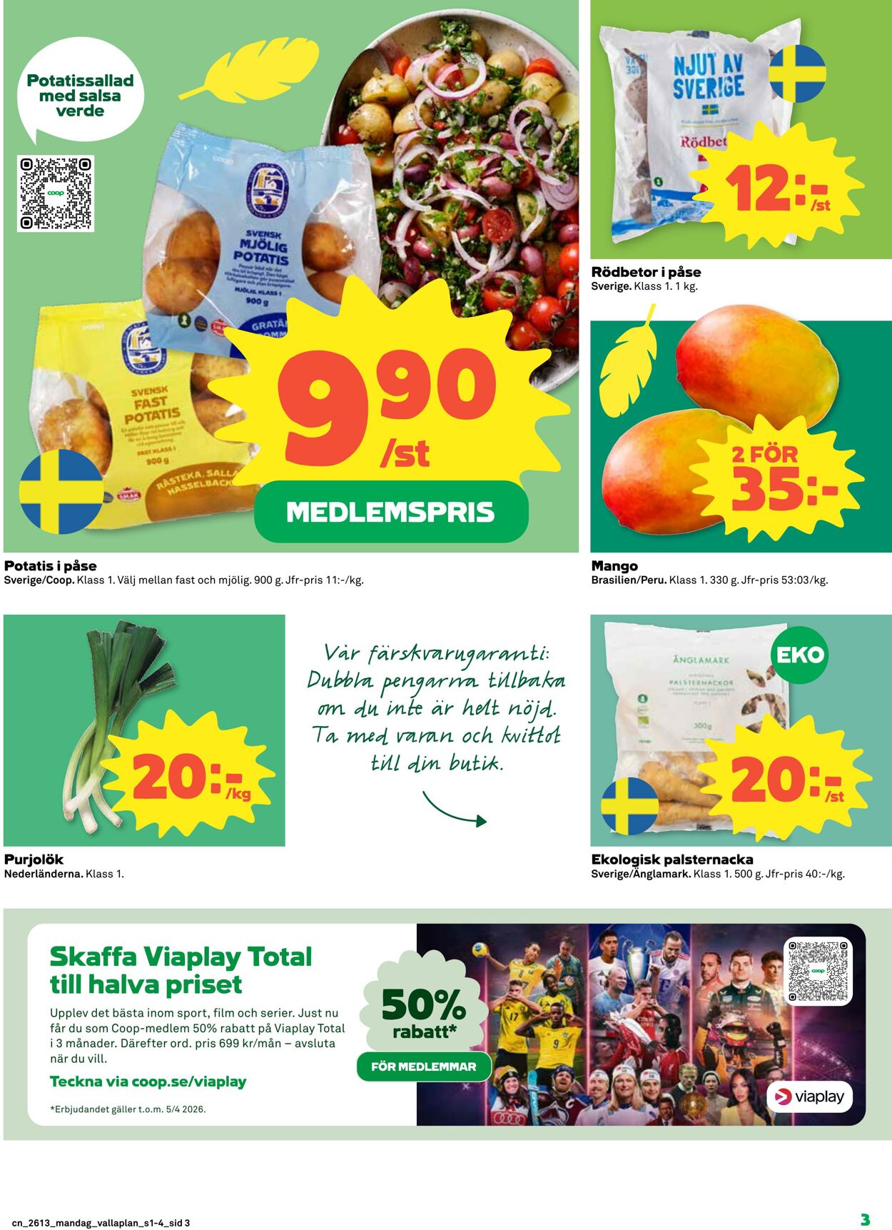 Erbjudanden Coop 23.03.2026 - 29.03.2026