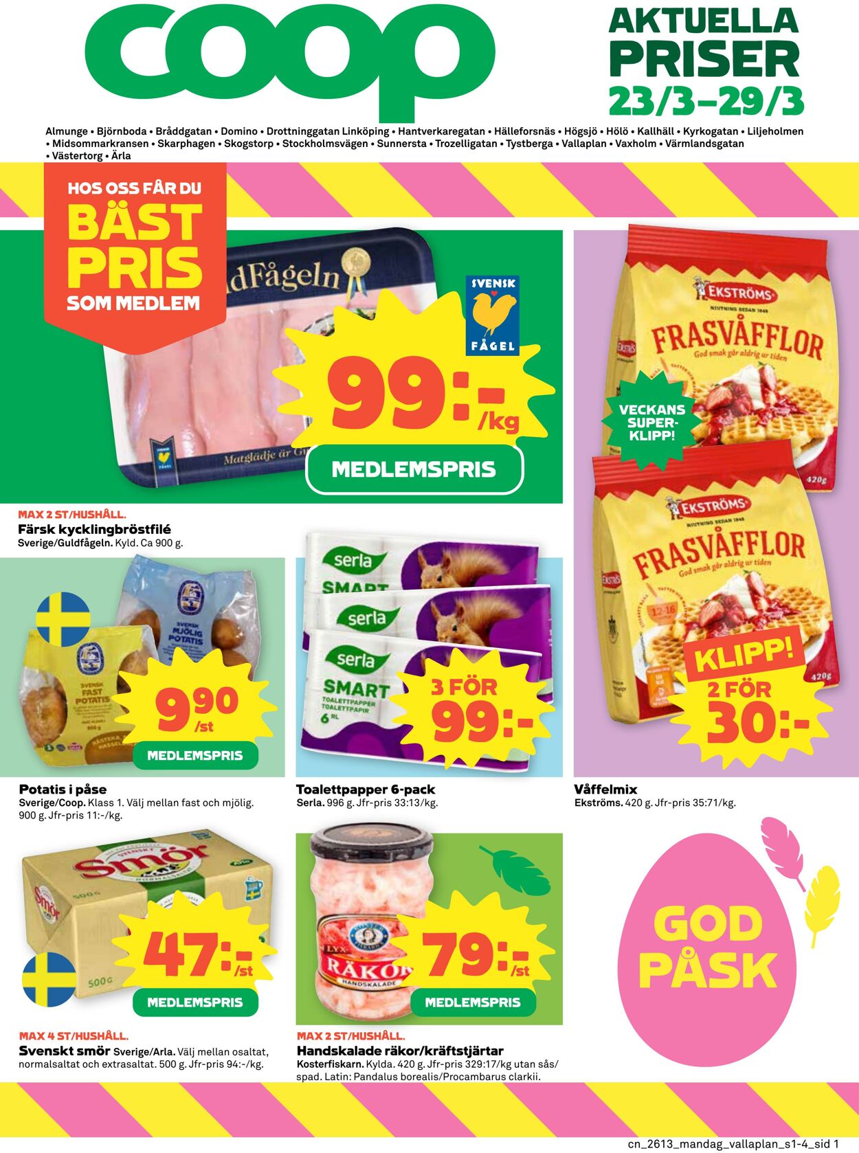Erbjudanden Coop 23.03.2026 - 29.03.2026