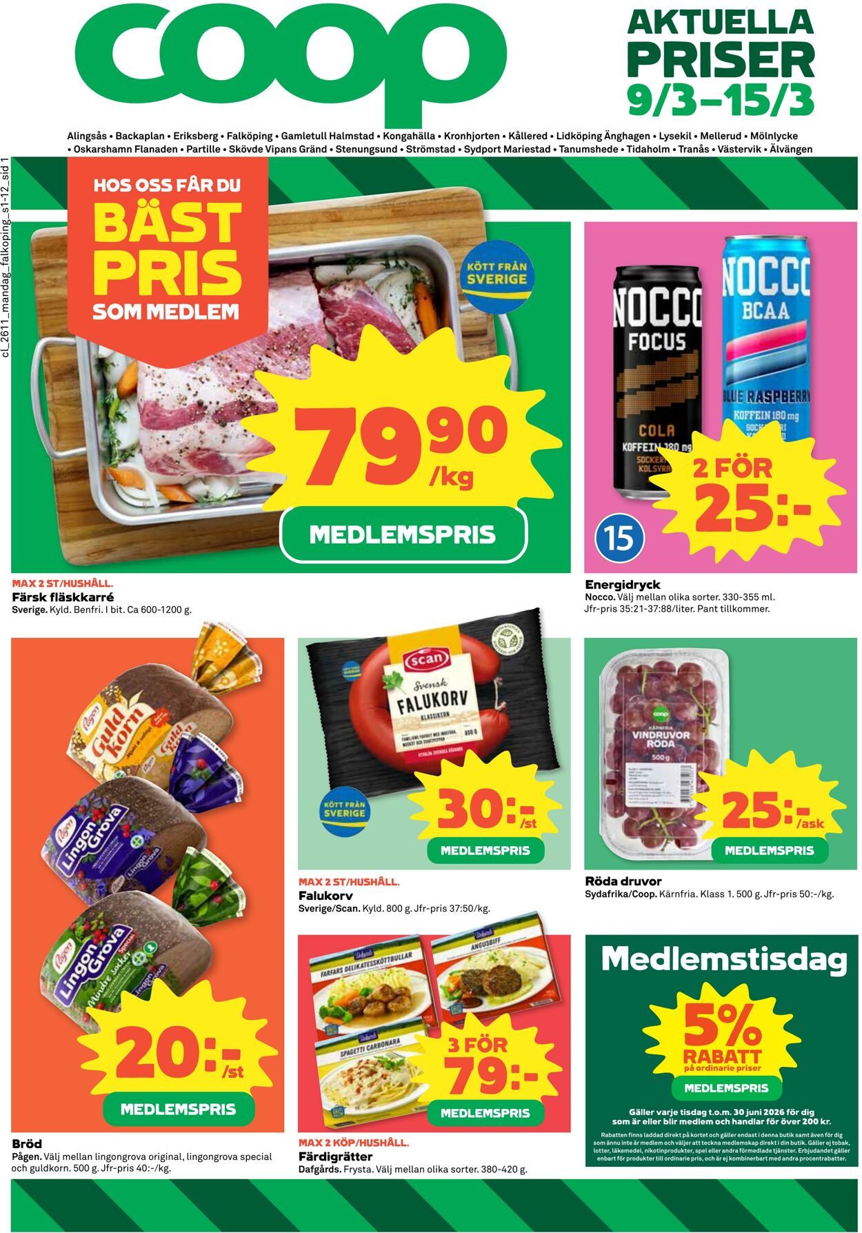 Erbjudanden Coop 09.03.2026 - 15.03.2026