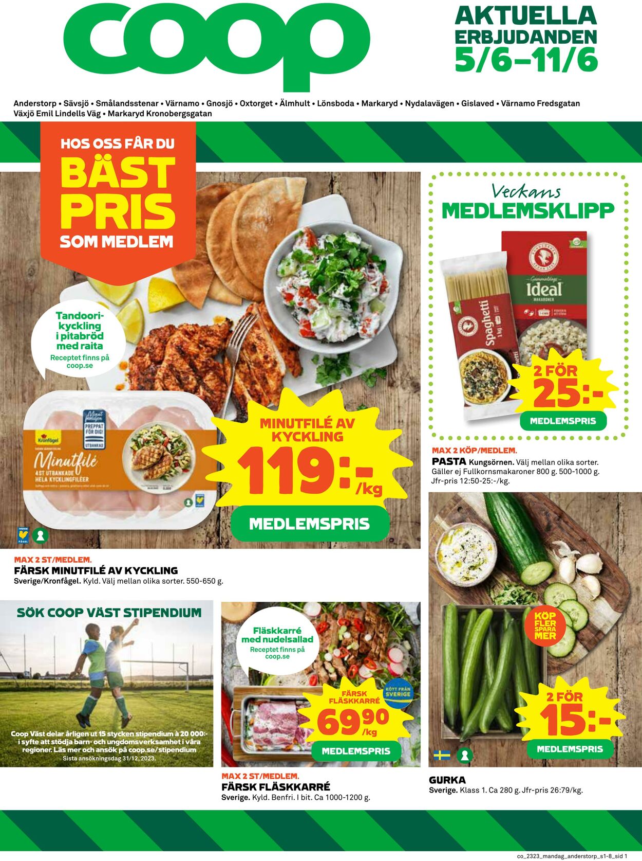 Erbjudanden Coop 05.06.2023 - 11.06.2023