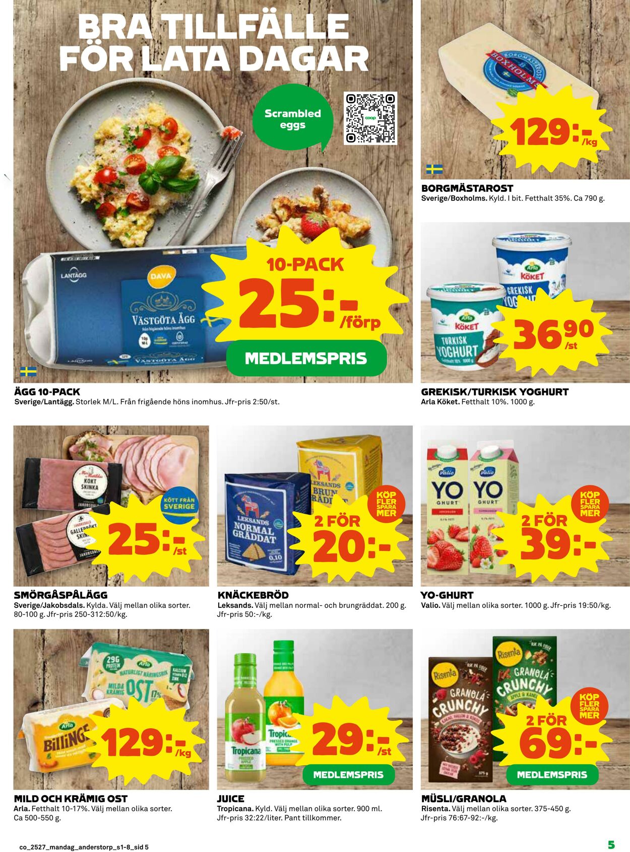 Erbjudanden Coop 30.06.2025 - 06.07.2025