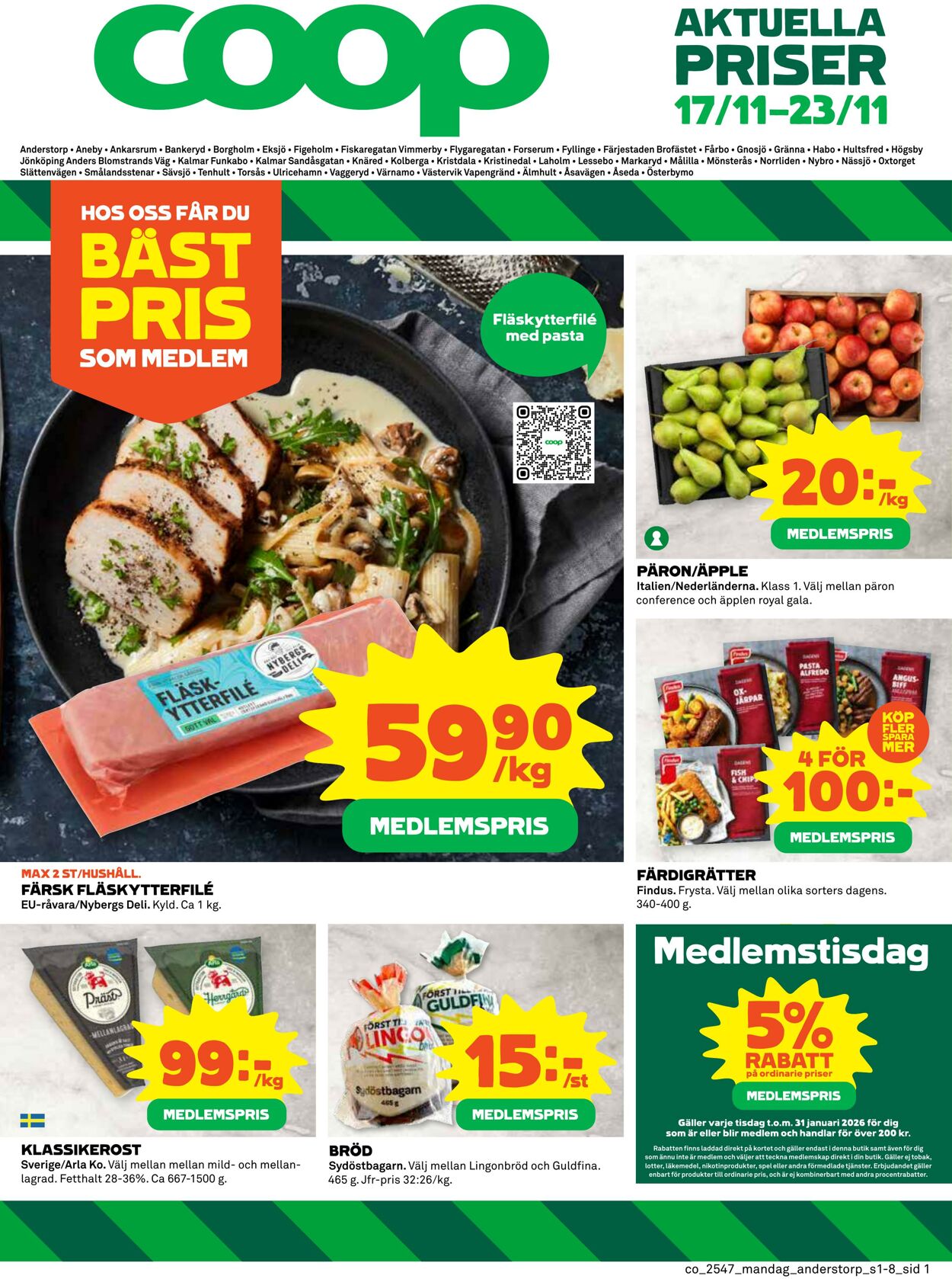 Erbjudanden Coop 17.11.2025 - 23.11.2025