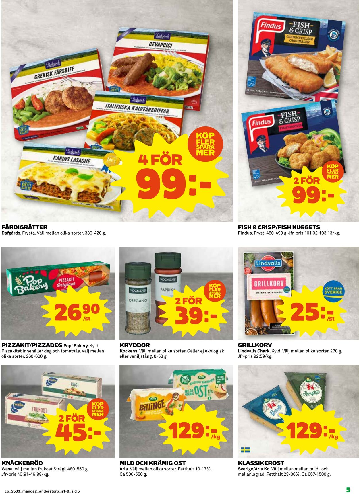 Erbjudanden Coop 11.08.2025 - 17.08.2025