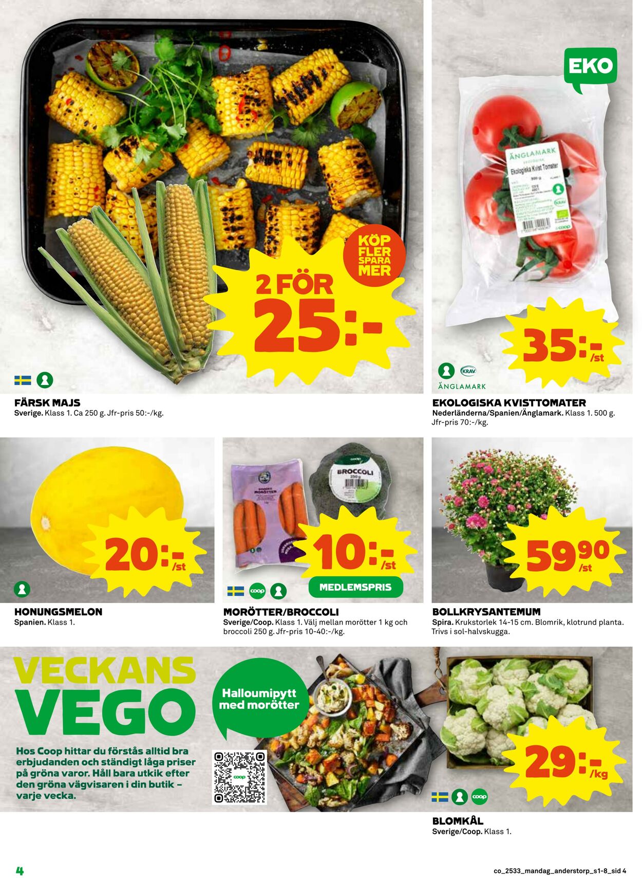 Erbjudanden Coop 11.08.2025 - 17.08.2025