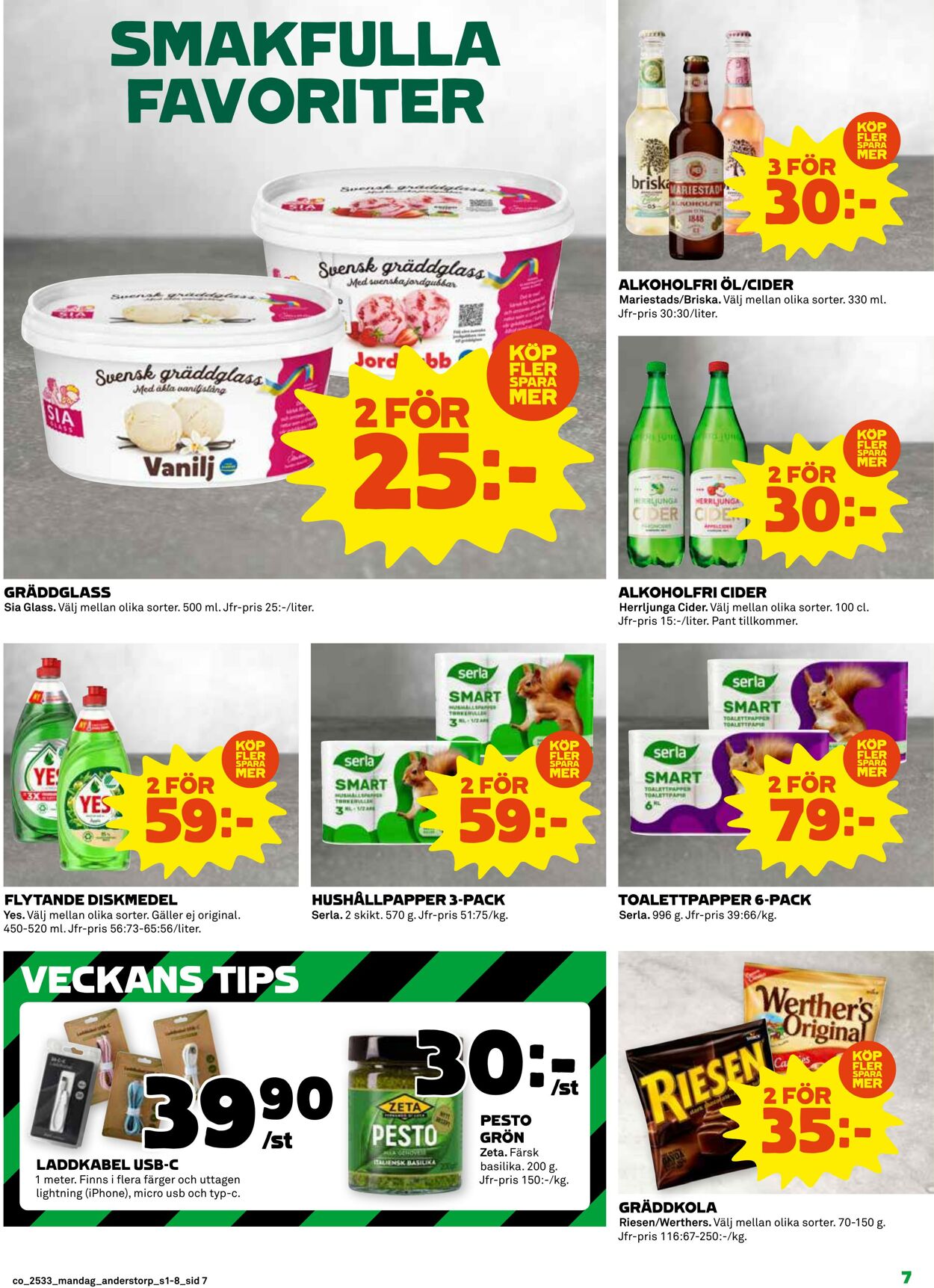 Erbjudanden Coop 11.08.2025 - 17.08.2025