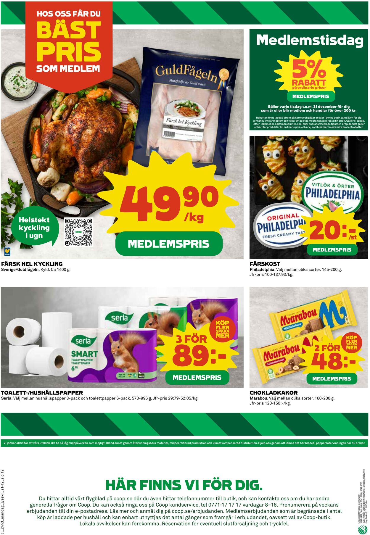 Erbjudanden Coop 21.10.2024 - 27.10.2024