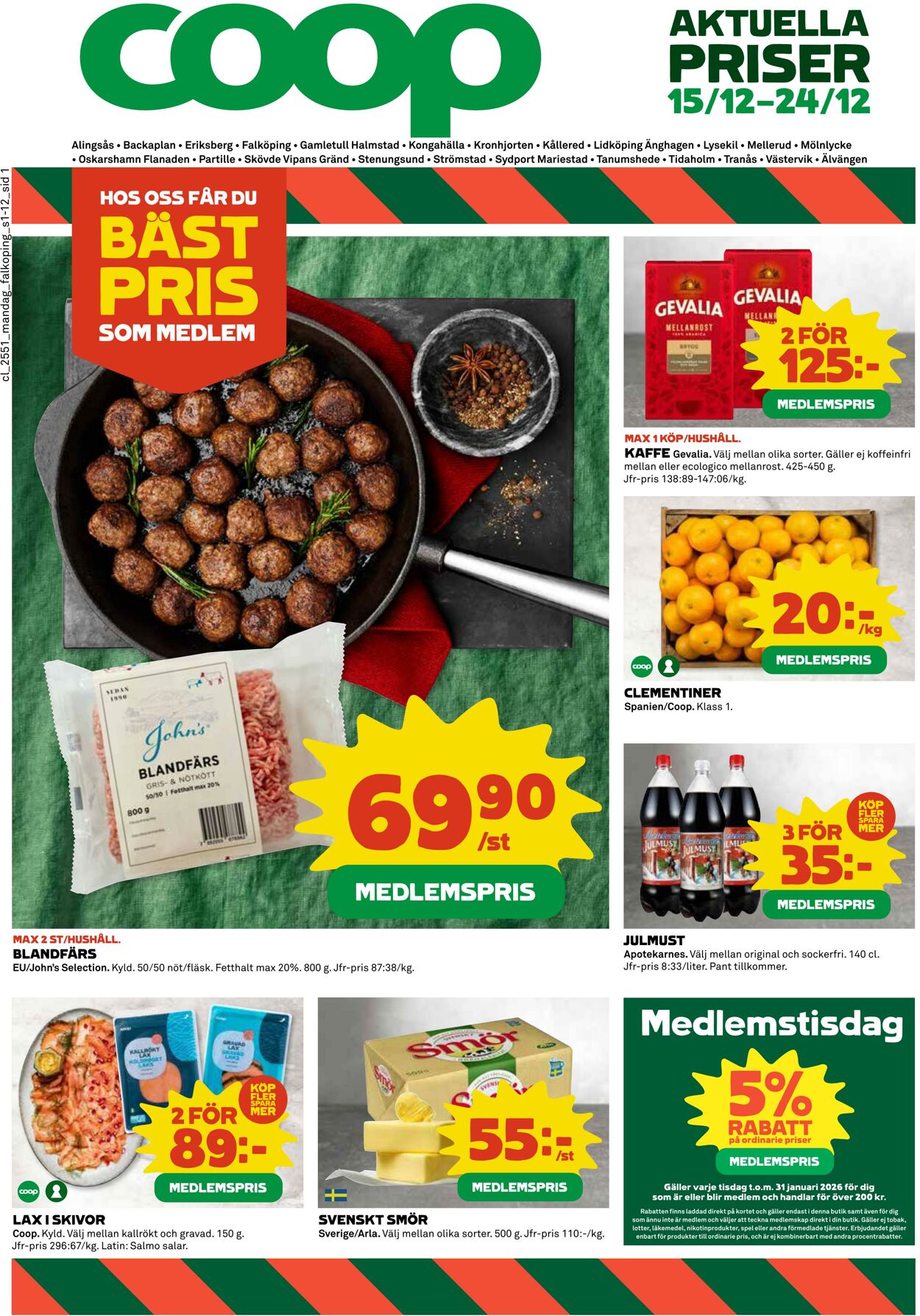 Erbjudanden Coop 15.12.2025 - 21.12.2025