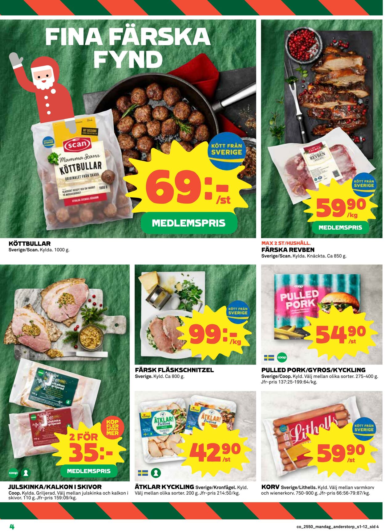 Erbjudanden Coop 08.12.2025 - 14.12.2025