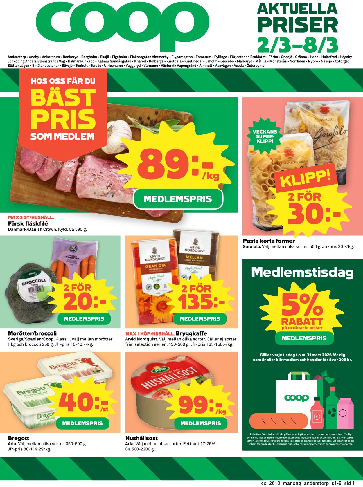 Erbjudanden Coop 02.03.2026 - 08.03.2026
