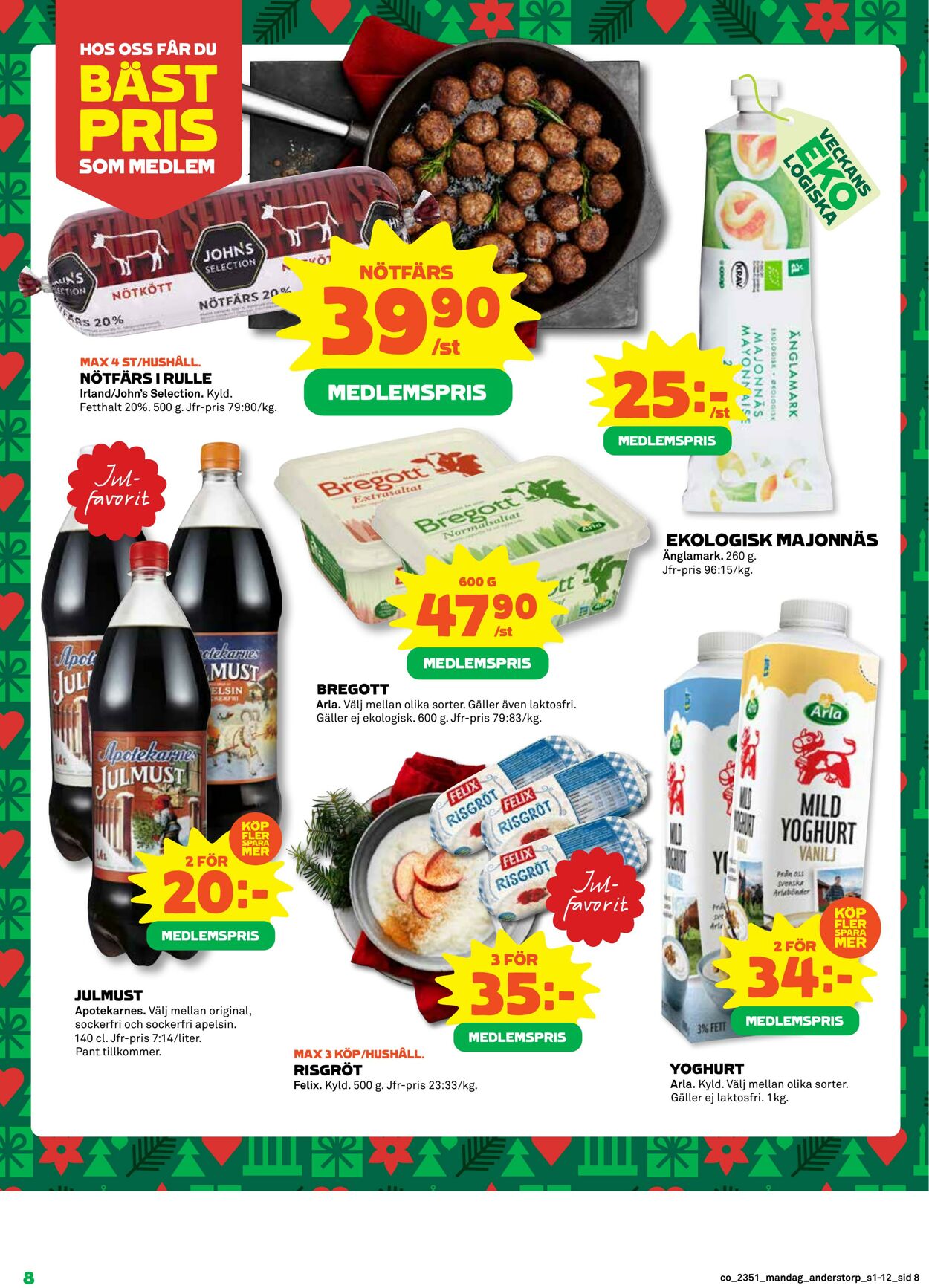 Erbjudanden Coop 25.12.2023 - 31.12.2023