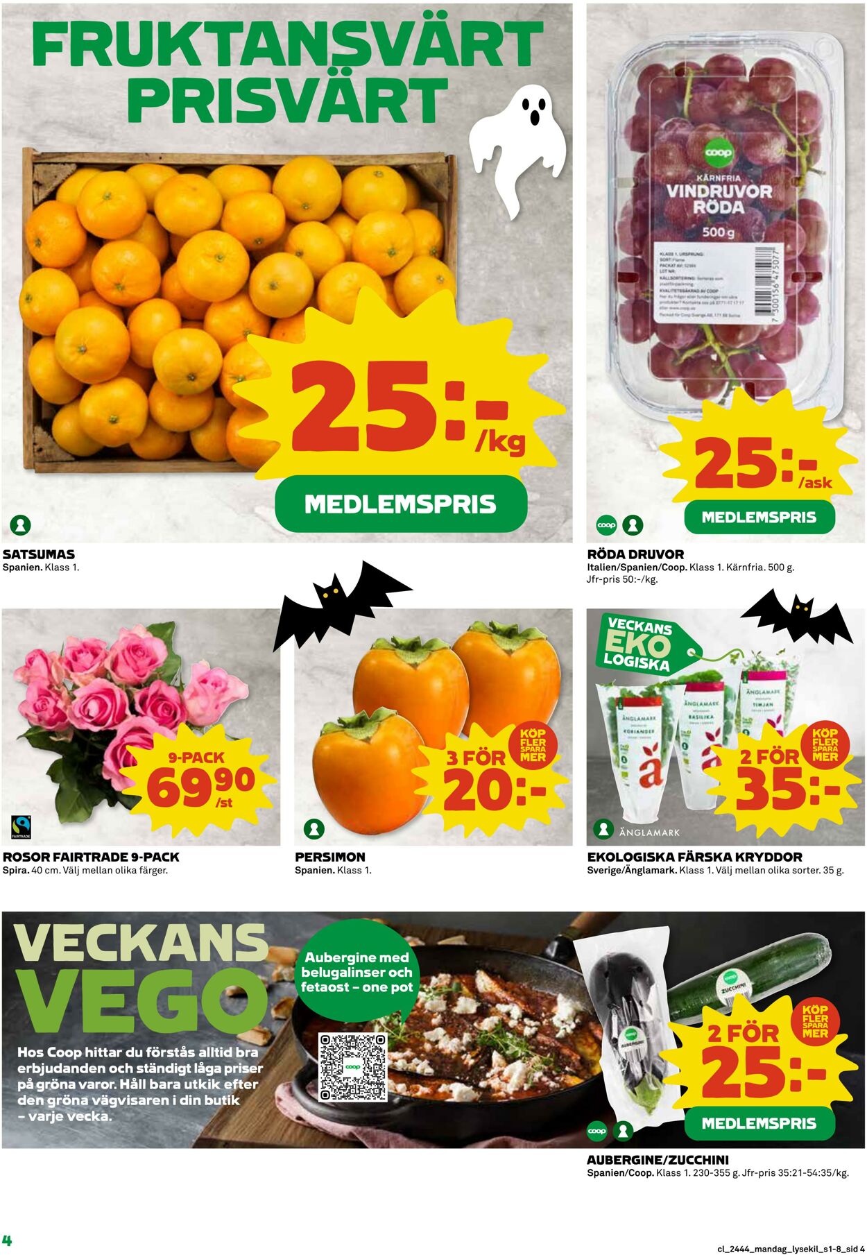 Erbjudanden Coop 28.10.2024 - 03.11.2024