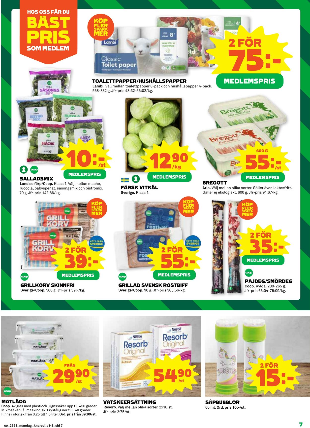 Erbjudanden Coop 10.07.2023 - 16.07.2023