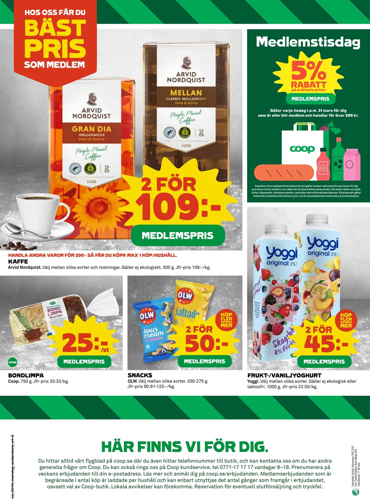 Erbjudanden Coop 03.03.2025 - 09.03.2025