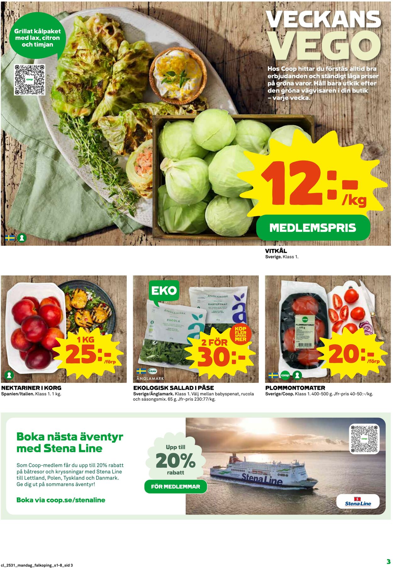 Erbjudanden Coop 28.07.2025 - 03.08.2025