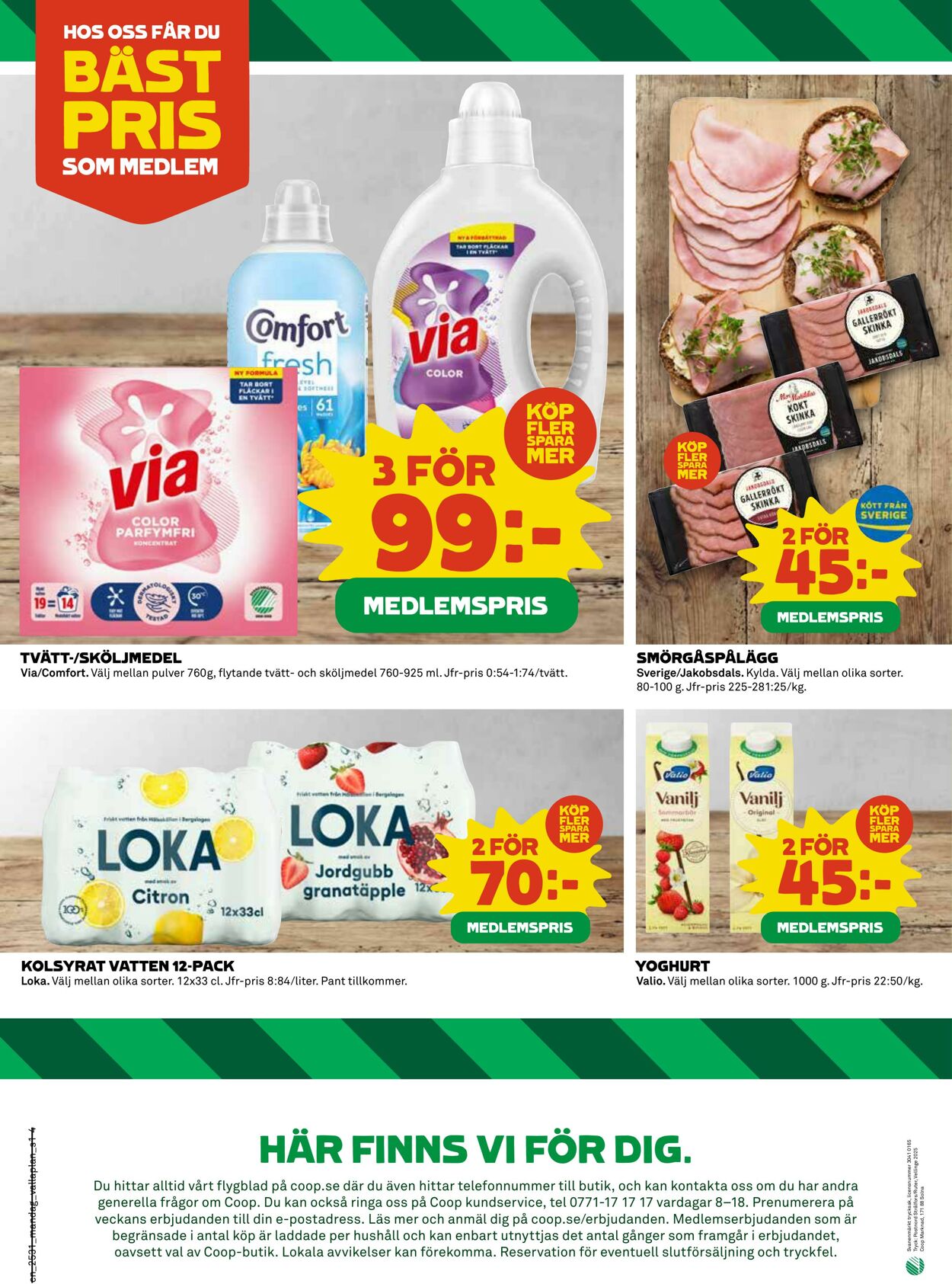 Erbjudanden Coop 28.07.2025 - 03.08.2025